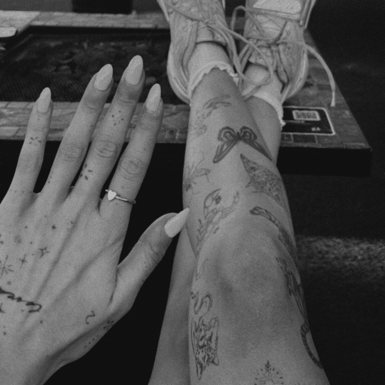 Tattoos black and grey tattoo on the forearm by Mady
