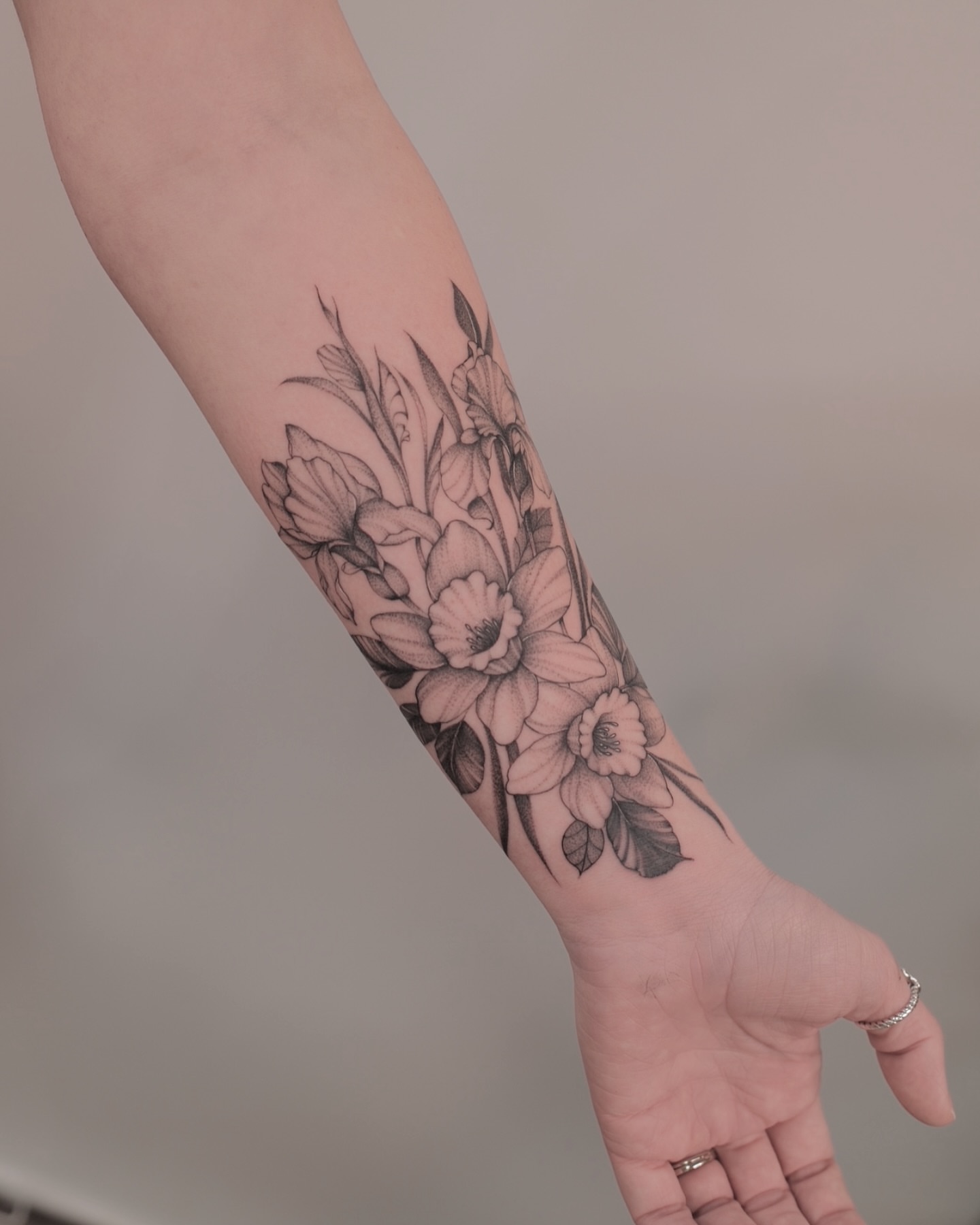 Tattoo by @sky.tattooist17 β black_and_grey
