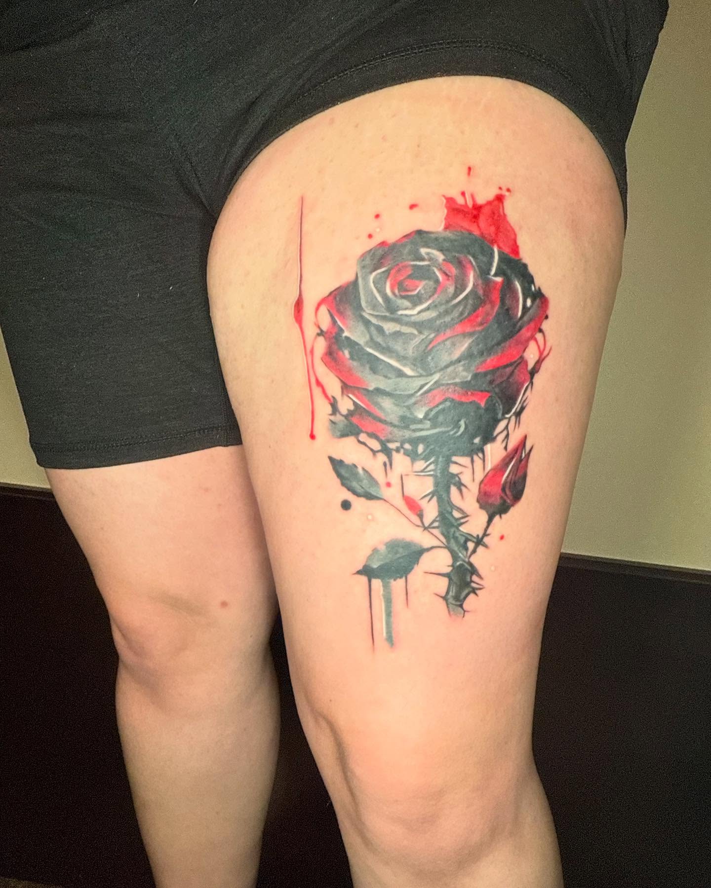 Tattoo by @tattoosbybatch — realism, watercolor