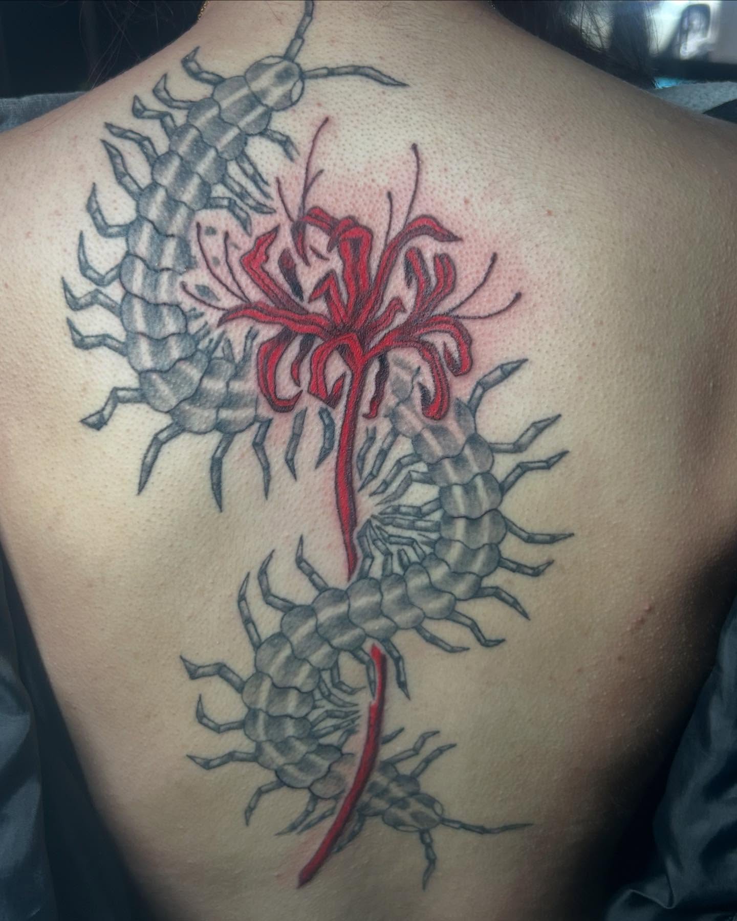 Tattoo by @d3athlore — black_and_grey
