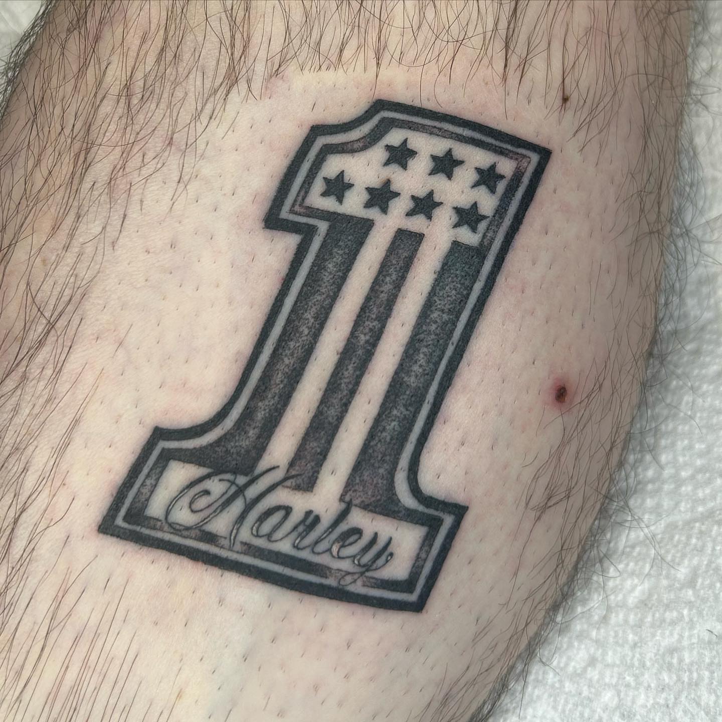 Tattoo by @alexlangtattoo — black_and_grey