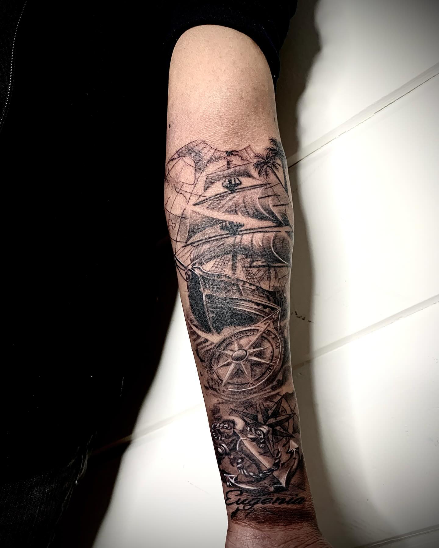 Tattoo by @danielruiz_art — black_and_grey, realism