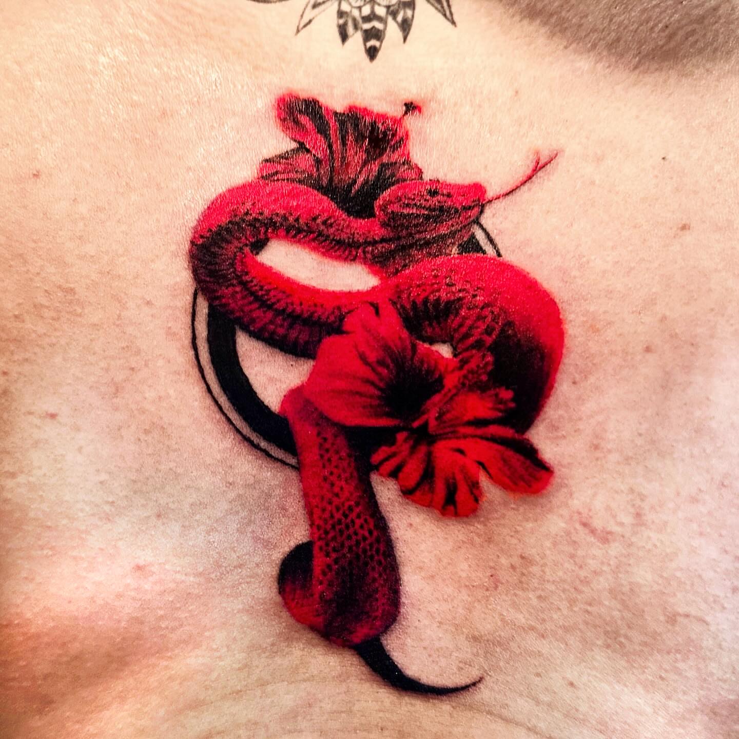 Tattoo by @effacermonexistence — realism, dotwork