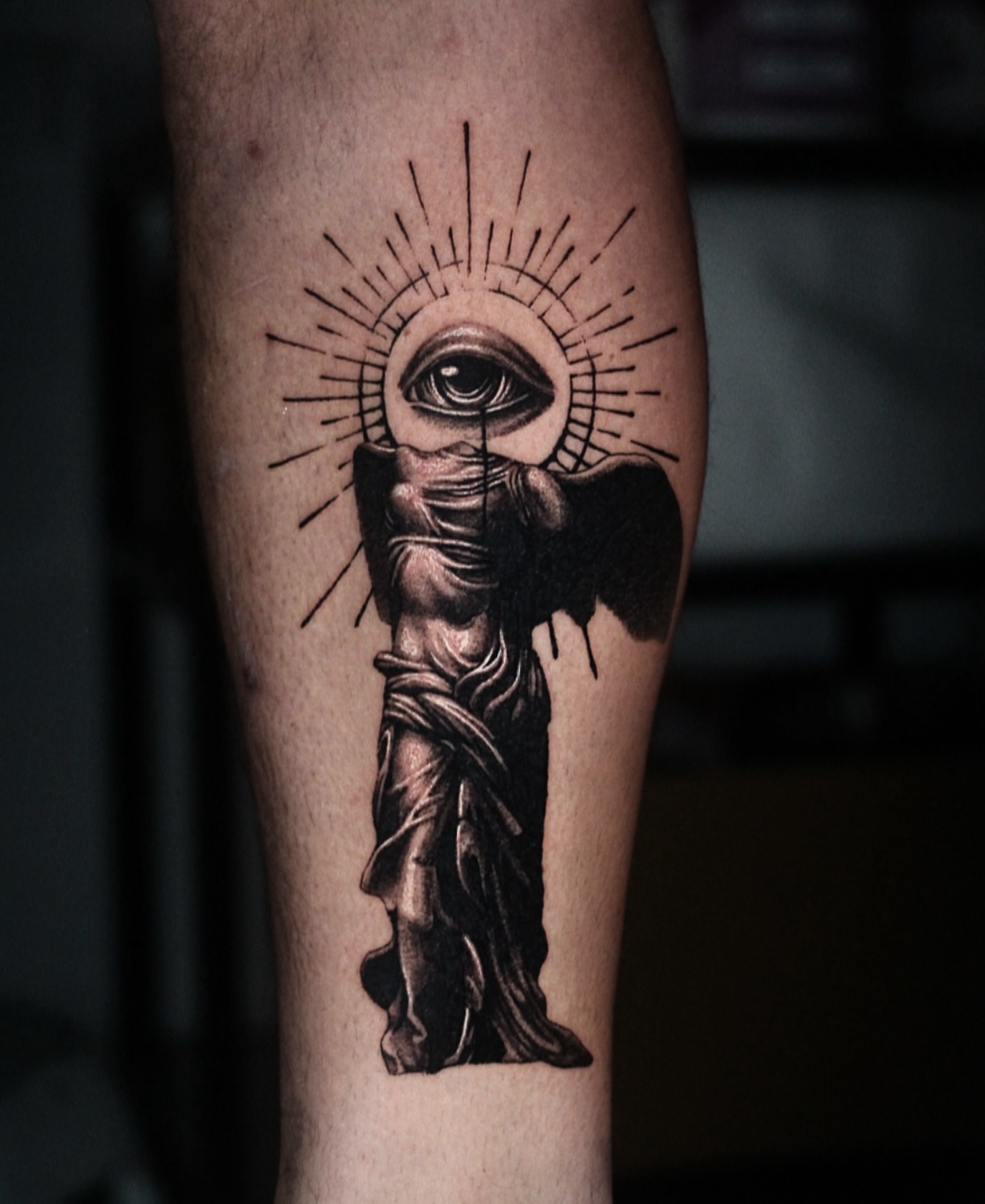 Tattoo by @h.black_ink — black_and_grey