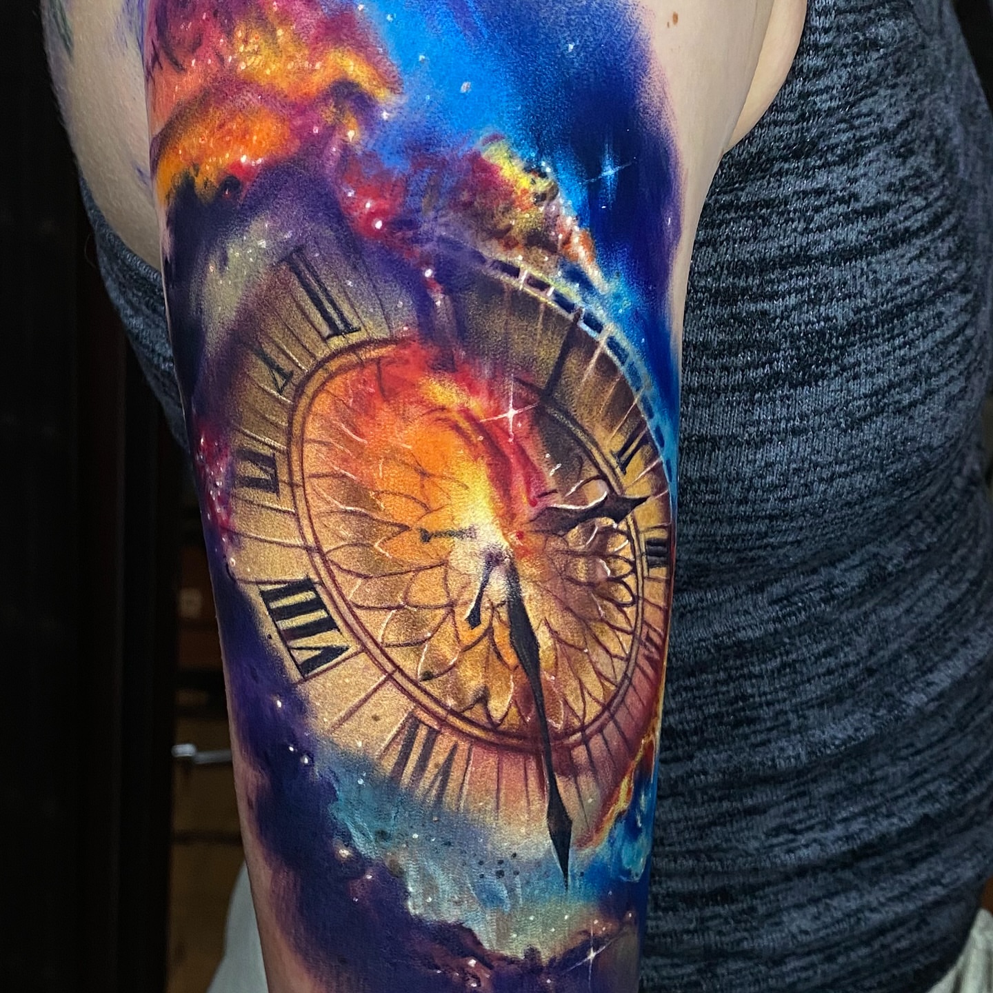 Tattoo by @jesse_rix — watercolor, realism