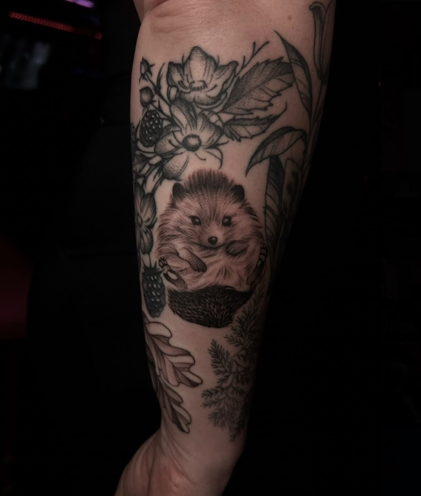 Tattoo by @petaltattoo โ black_and_grey