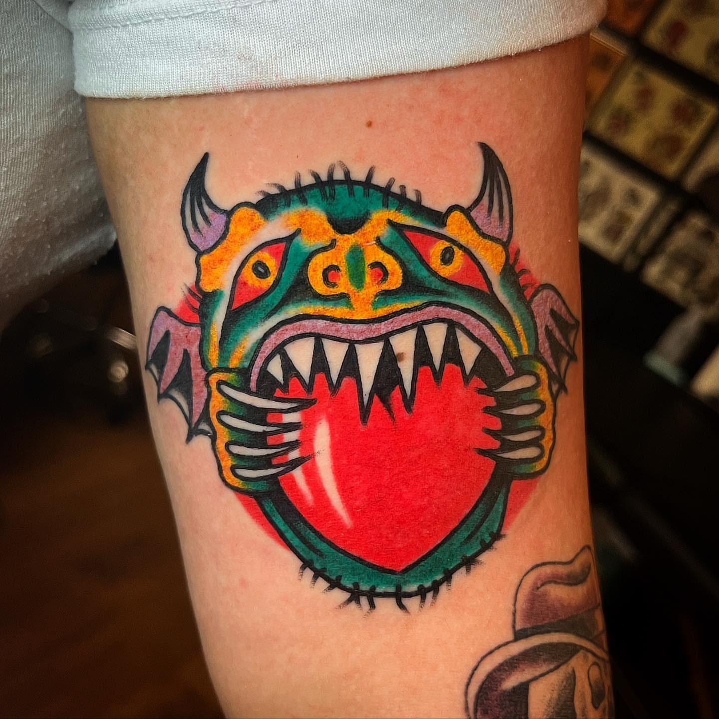 Tattoo by @snakelicausi — american_traditional