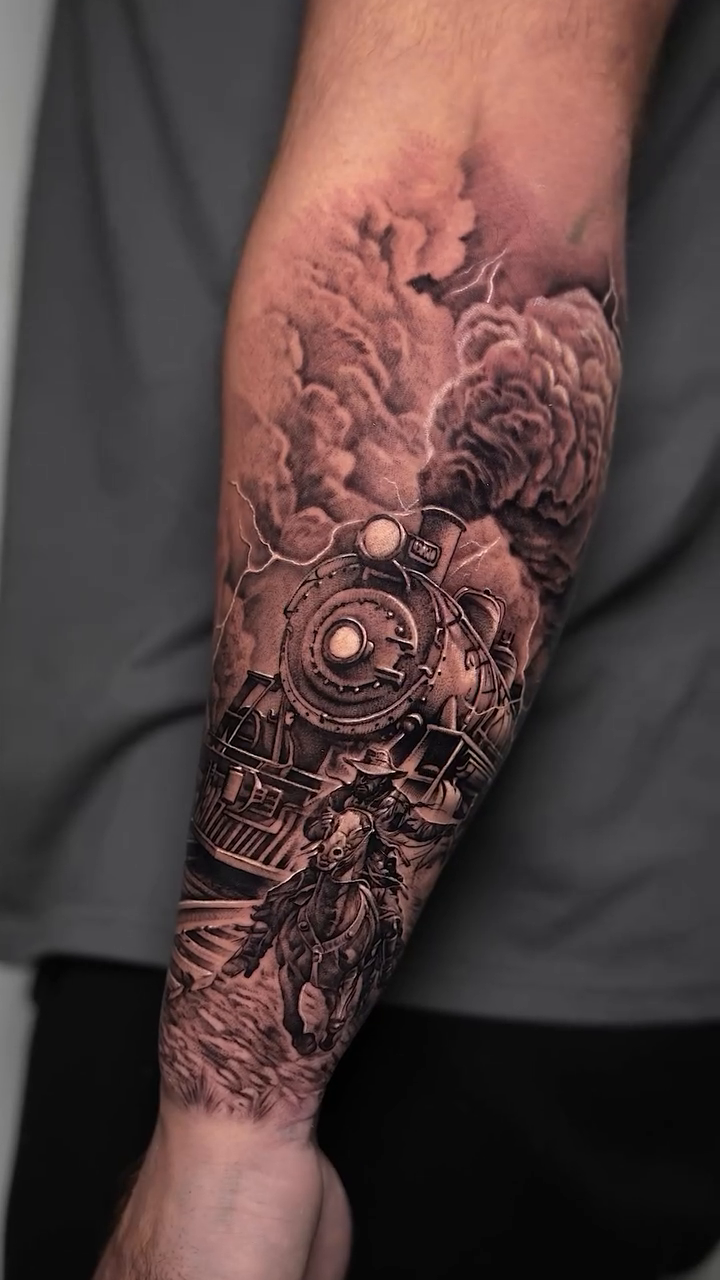 Tattoo by @dead_im_sure — realism, black_and_grey