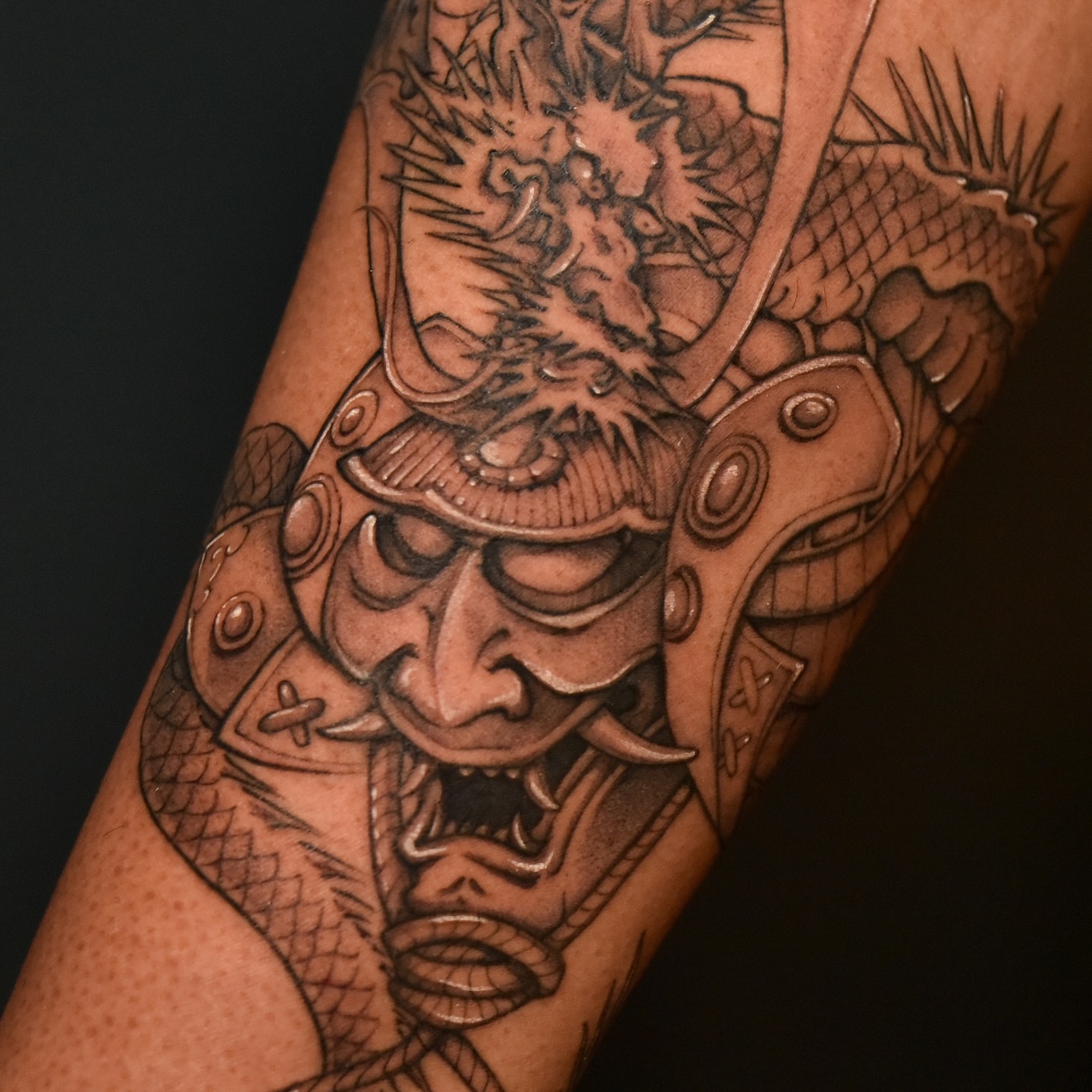 Tattoo by @evian_tat — black_and_grey, realism