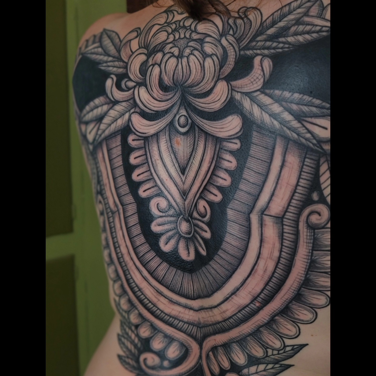 Tattoo by @doveandtoad — ornamental