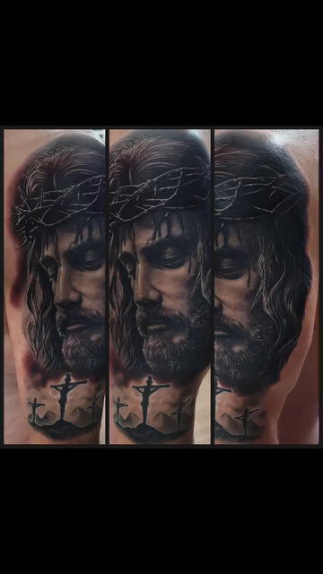 Tattoo by @tattoosbyronny — realism, black_and_grey