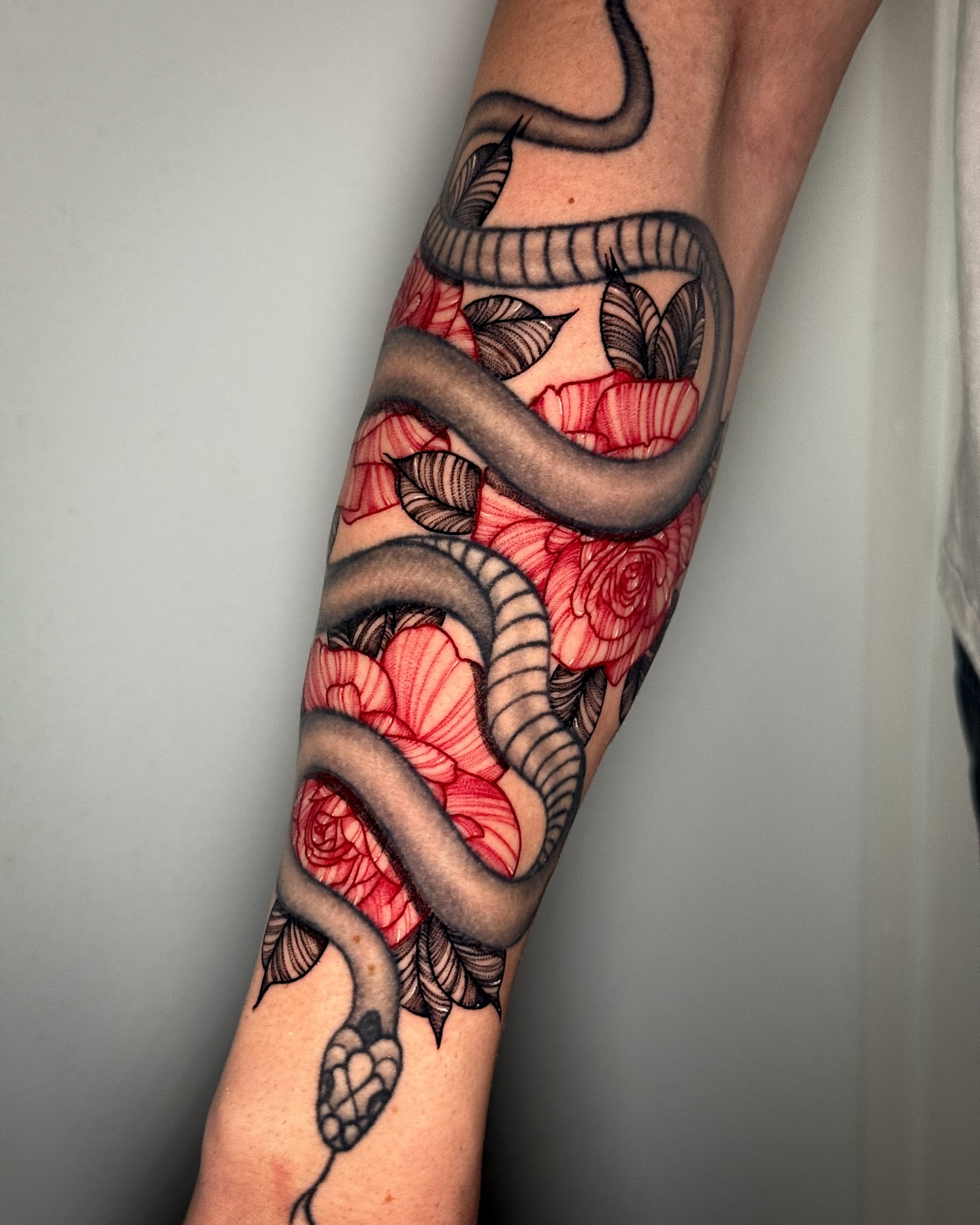 Tattoo by @doomedtattoo — neo_traditional, realism