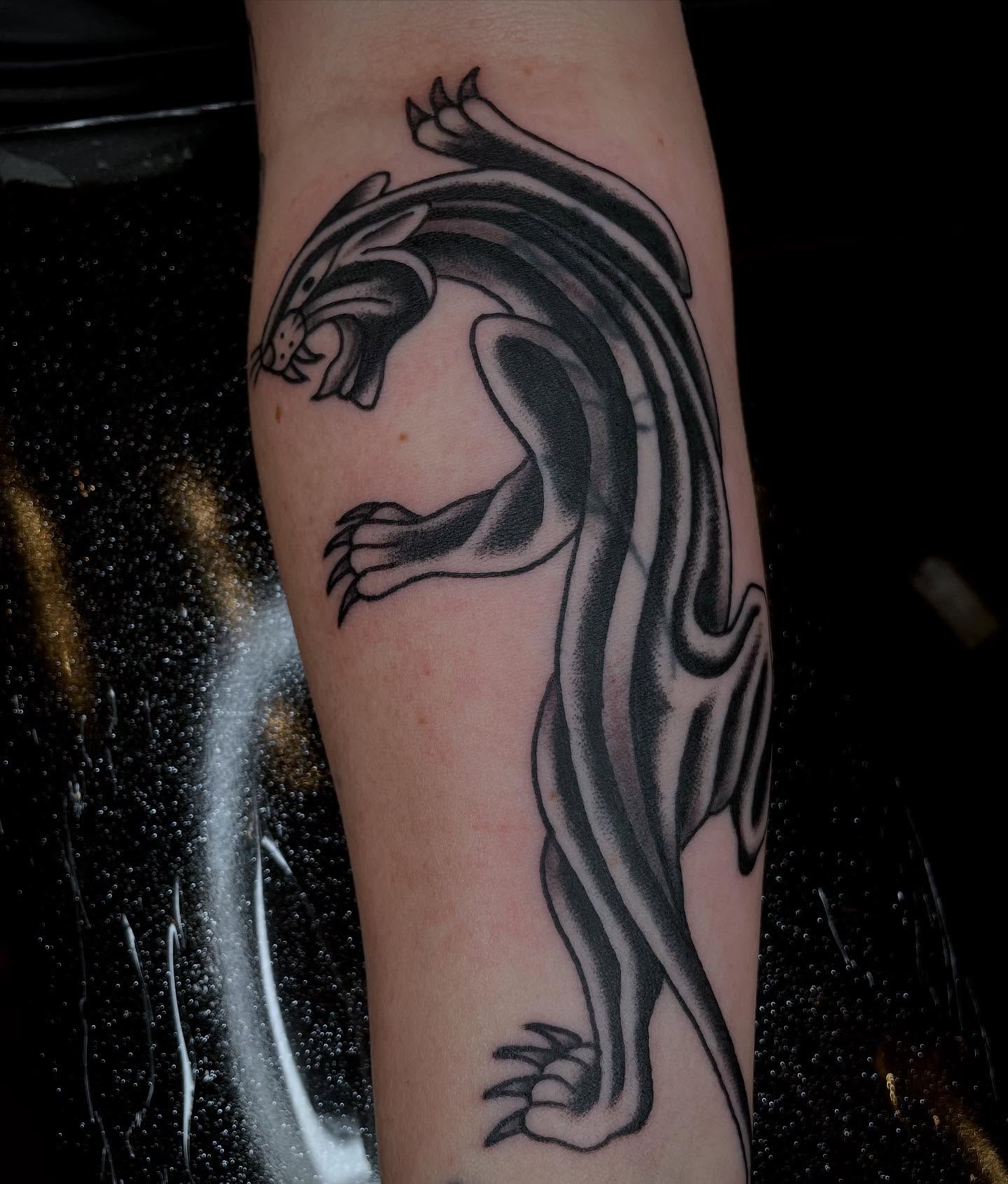 Tattoo by @acdpdx — black_and_grey