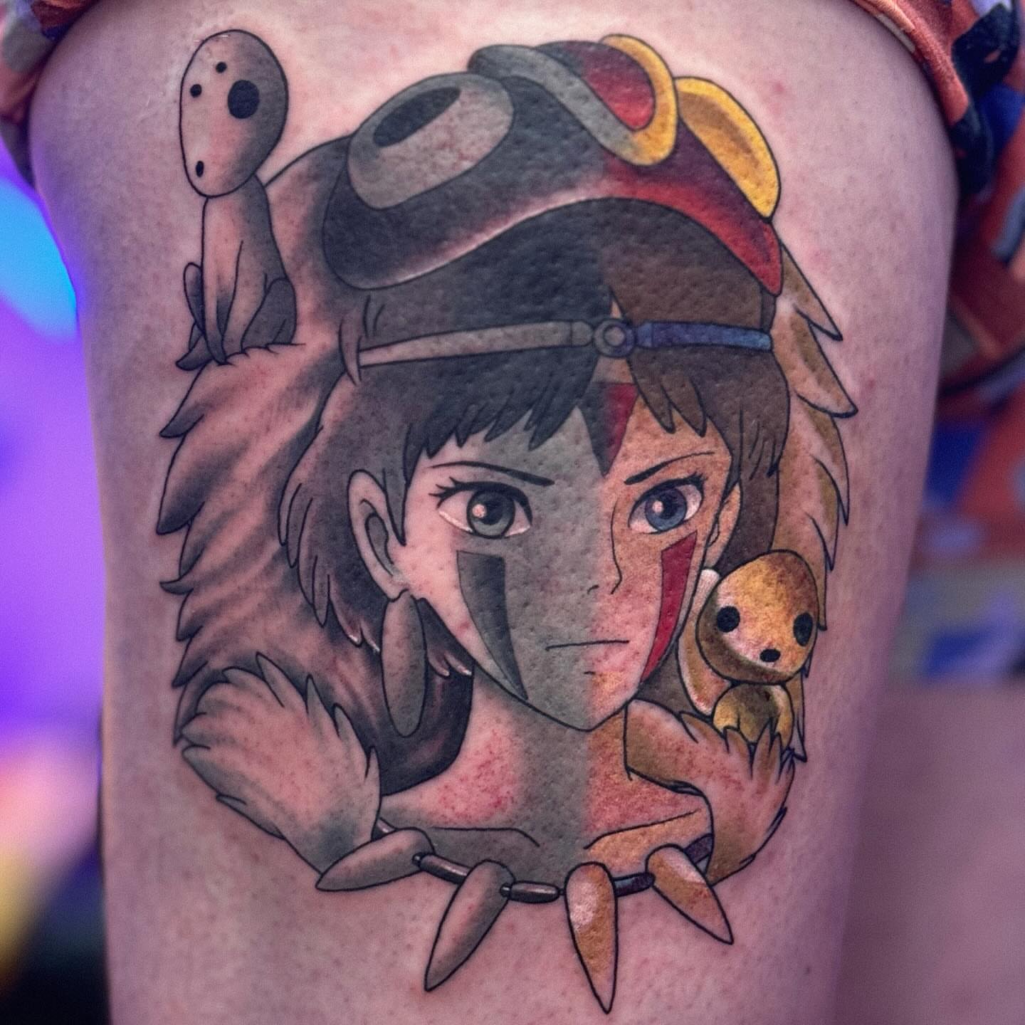Tattoo by @alexis.tattoos — anime