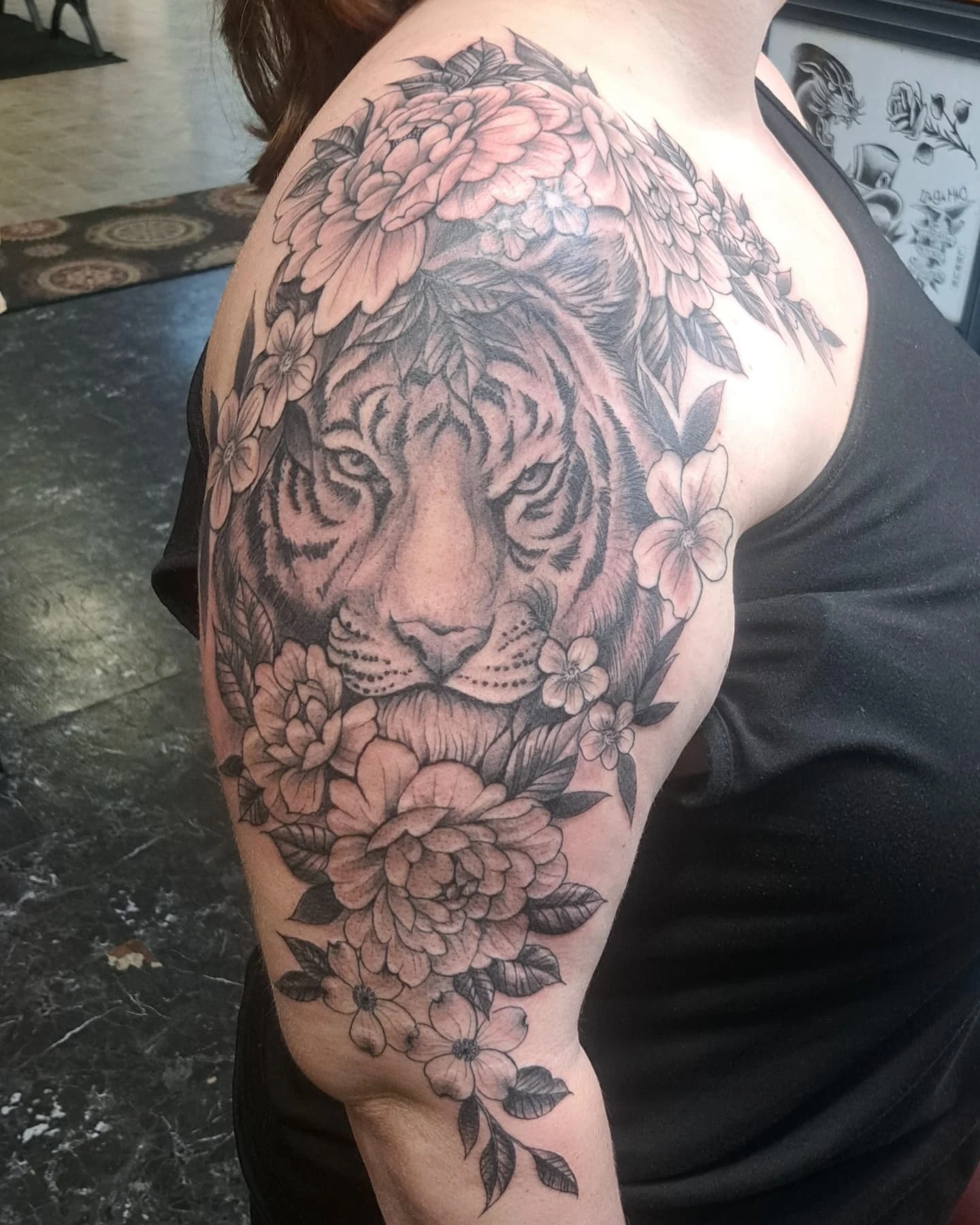 Tattoo by @birdshizzel — realism, black_and_grey