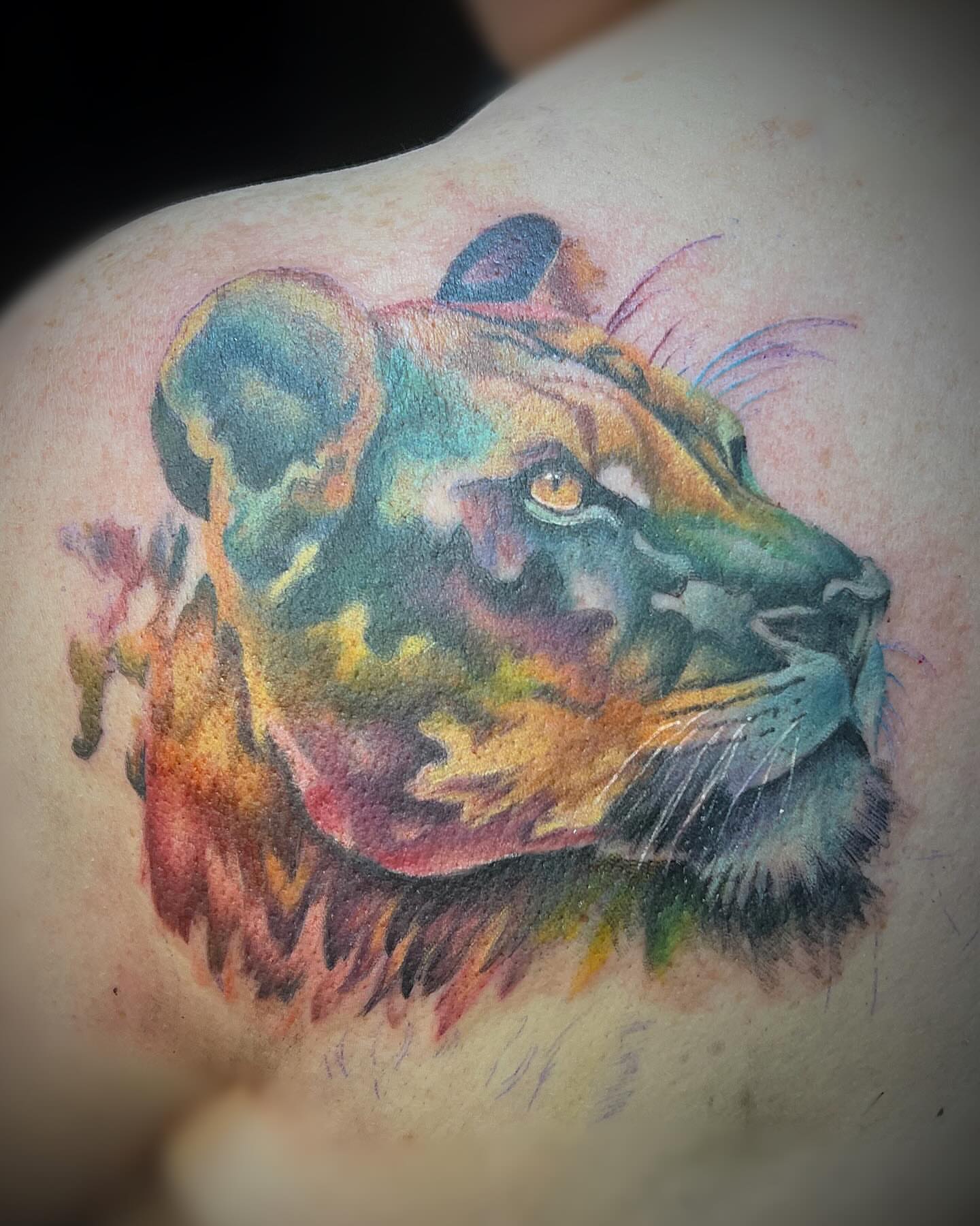Tattoo by @seaninyourhead — watercolor