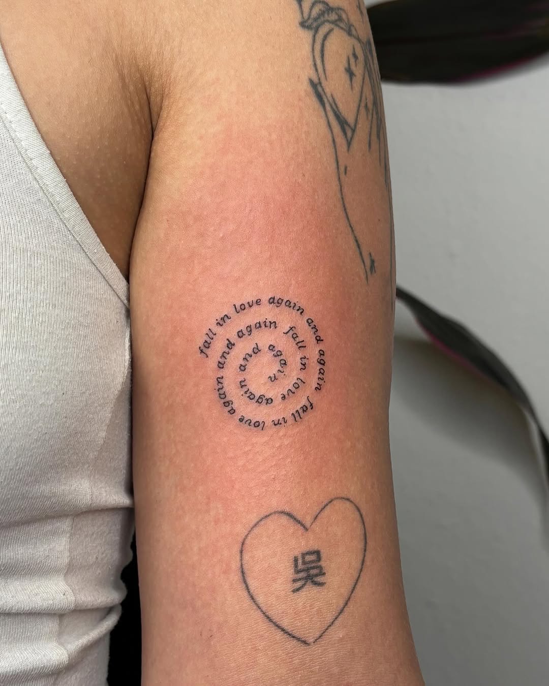 Tattoo by @alyssadoestattoos โ lettering_script, fine_line