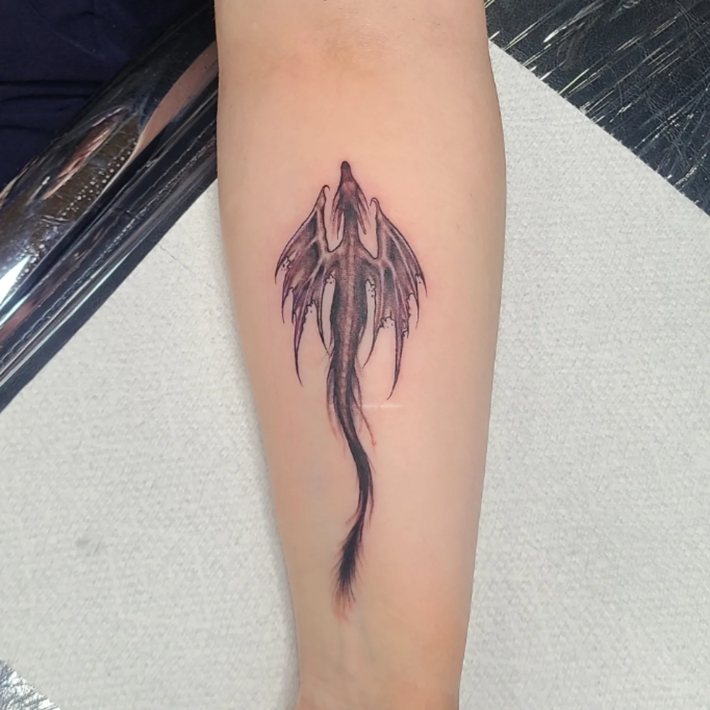 Tattoo by @shmorgue — black_and_grey