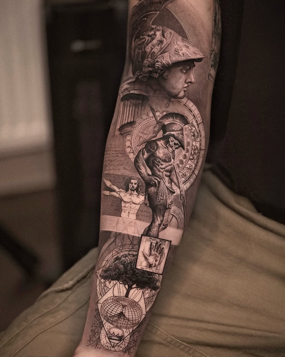 Tattoo by @dopamine_real โ realism, black_and_grey
