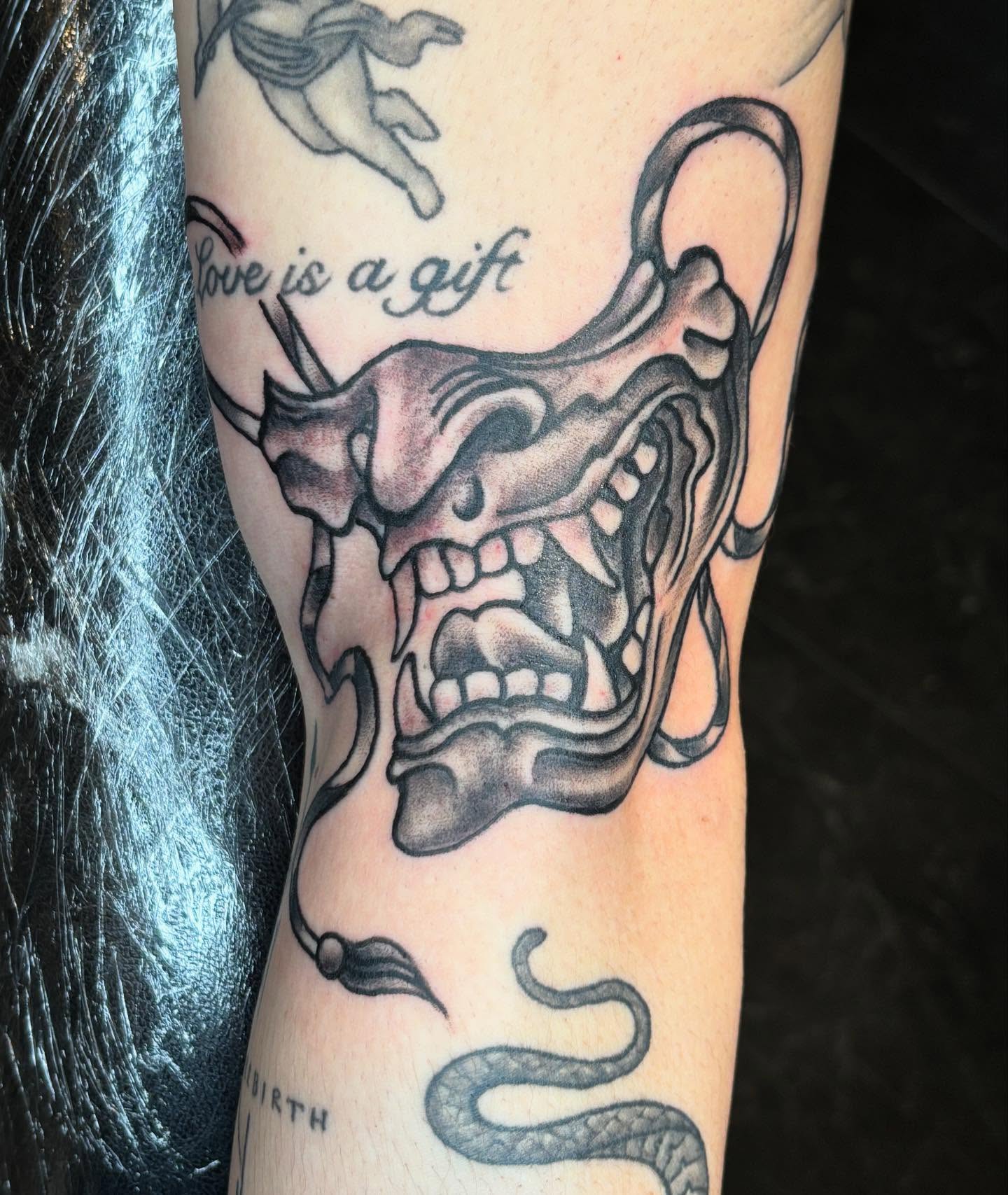 Tattoo by @stefanhagartattooer — american_traditional, black_and_grey