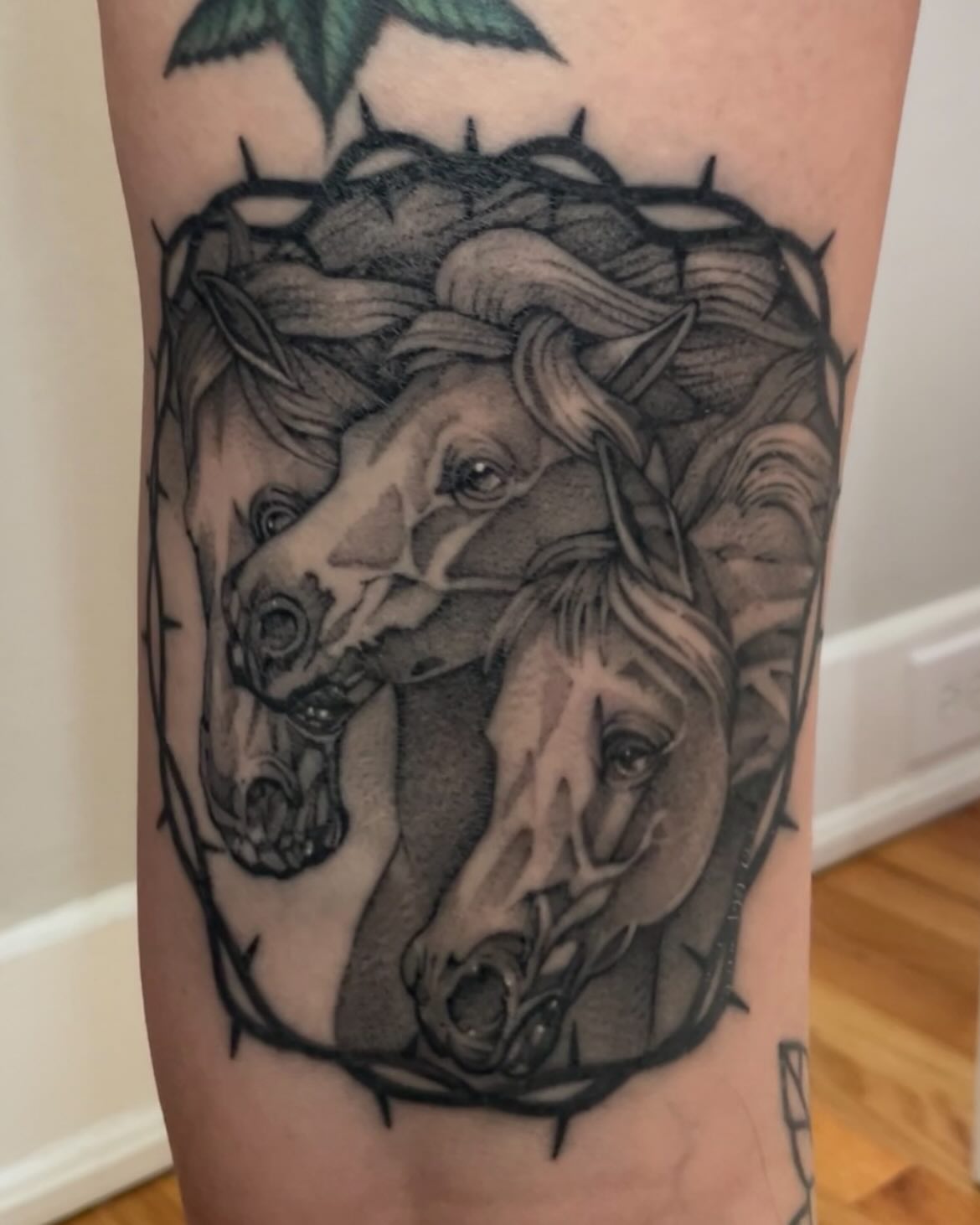 Tattoo by @catzilla_tattoos — black_and_grey, realism