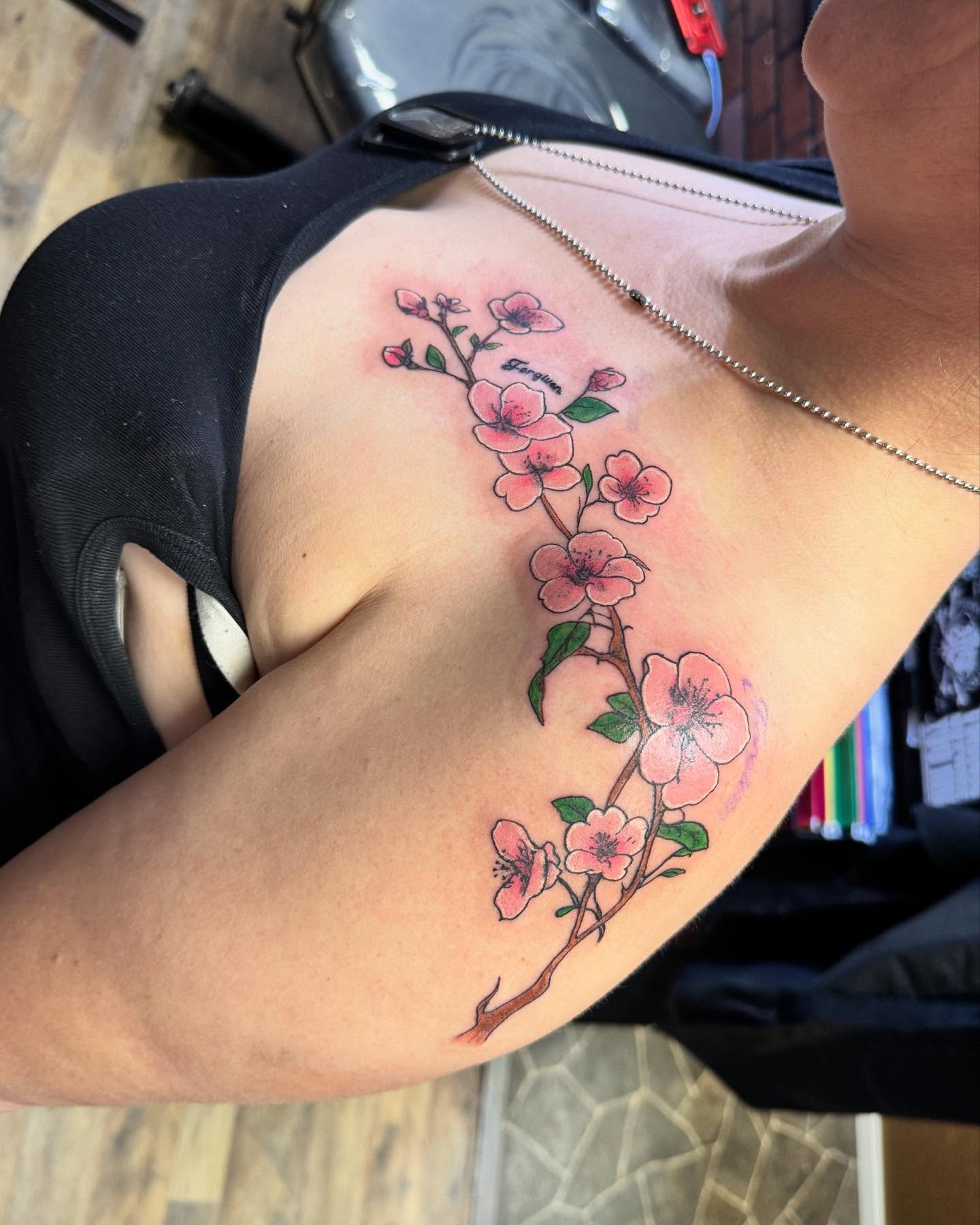 Tattoo by @inkslingerjessejames — watercolor