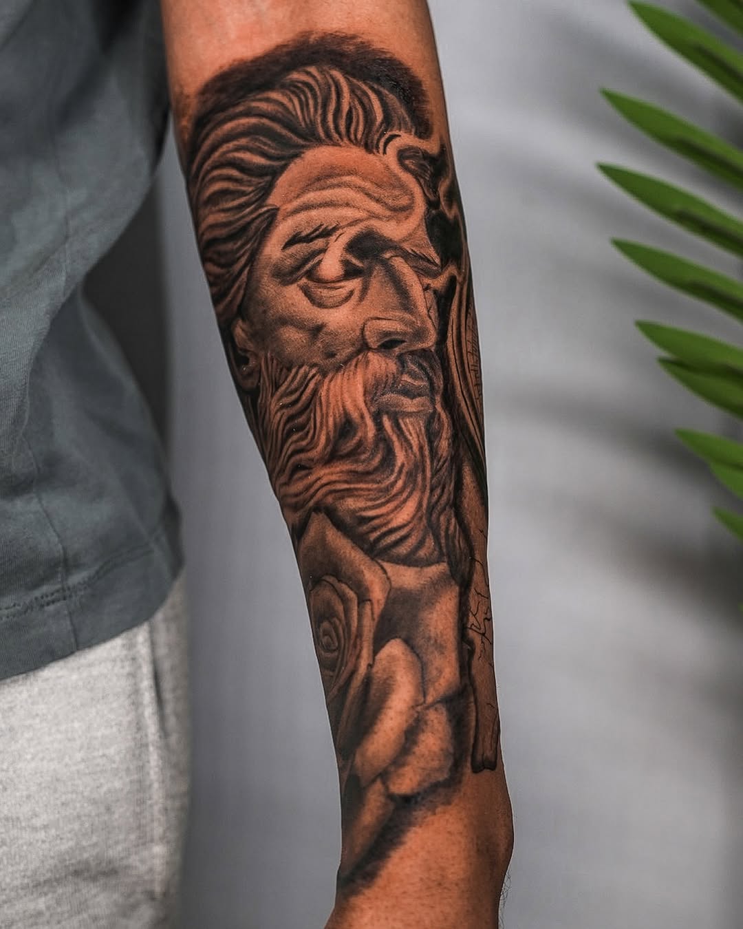 Tattoo by @romanostattoo — realism, black_and_grey