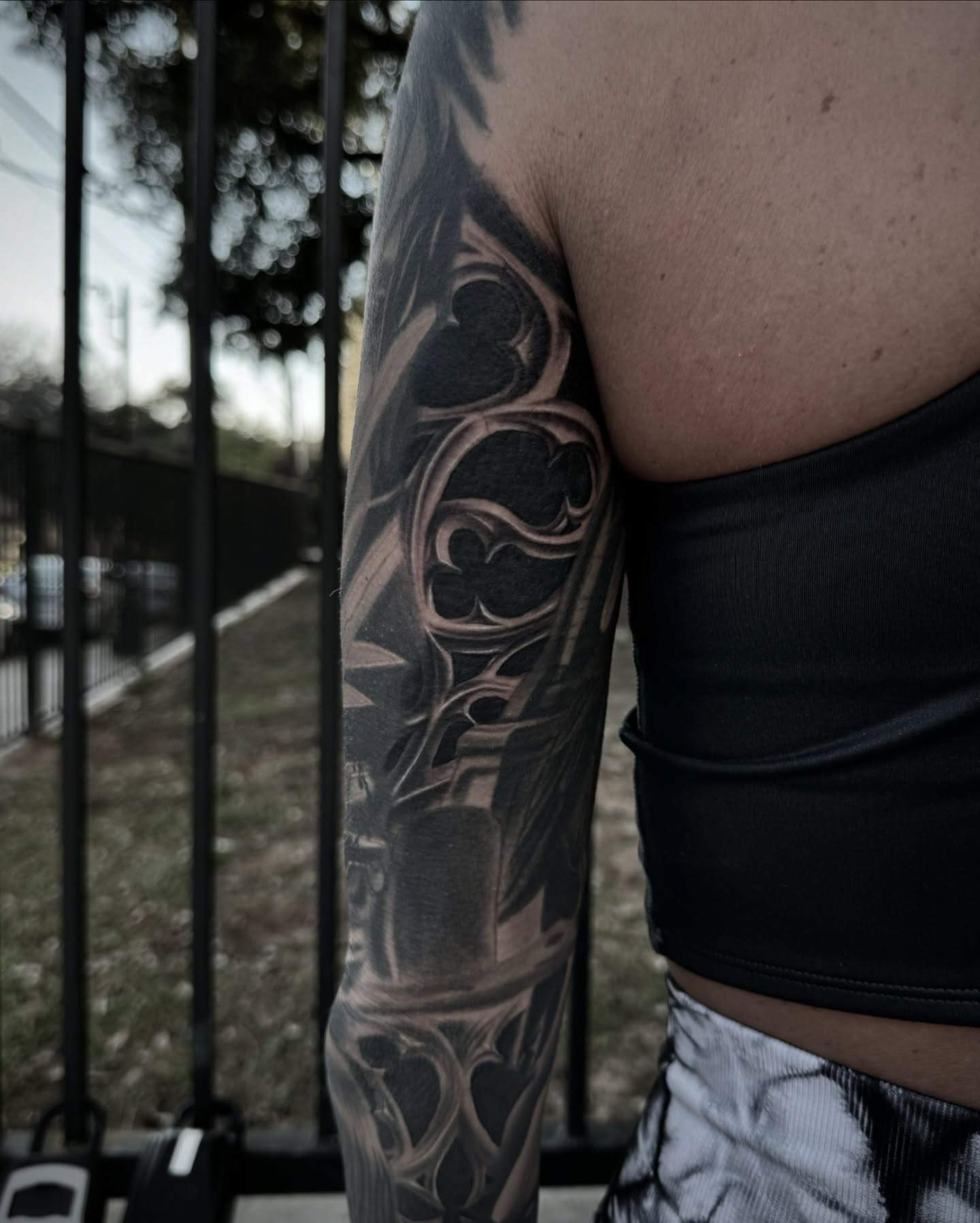 Tattoo by @blakeferonetattoo β black_and_grey