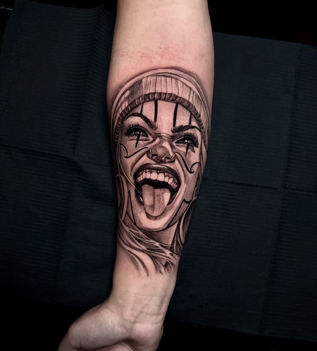 Tattoo by @tainotattoos β chicano, black_and_grey