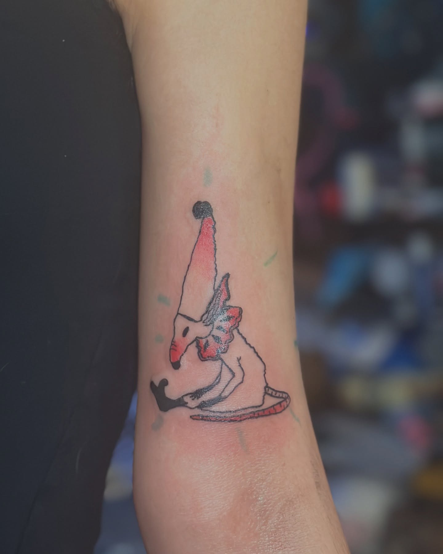 Tattoo by @maya_iconictattoo — dotwork