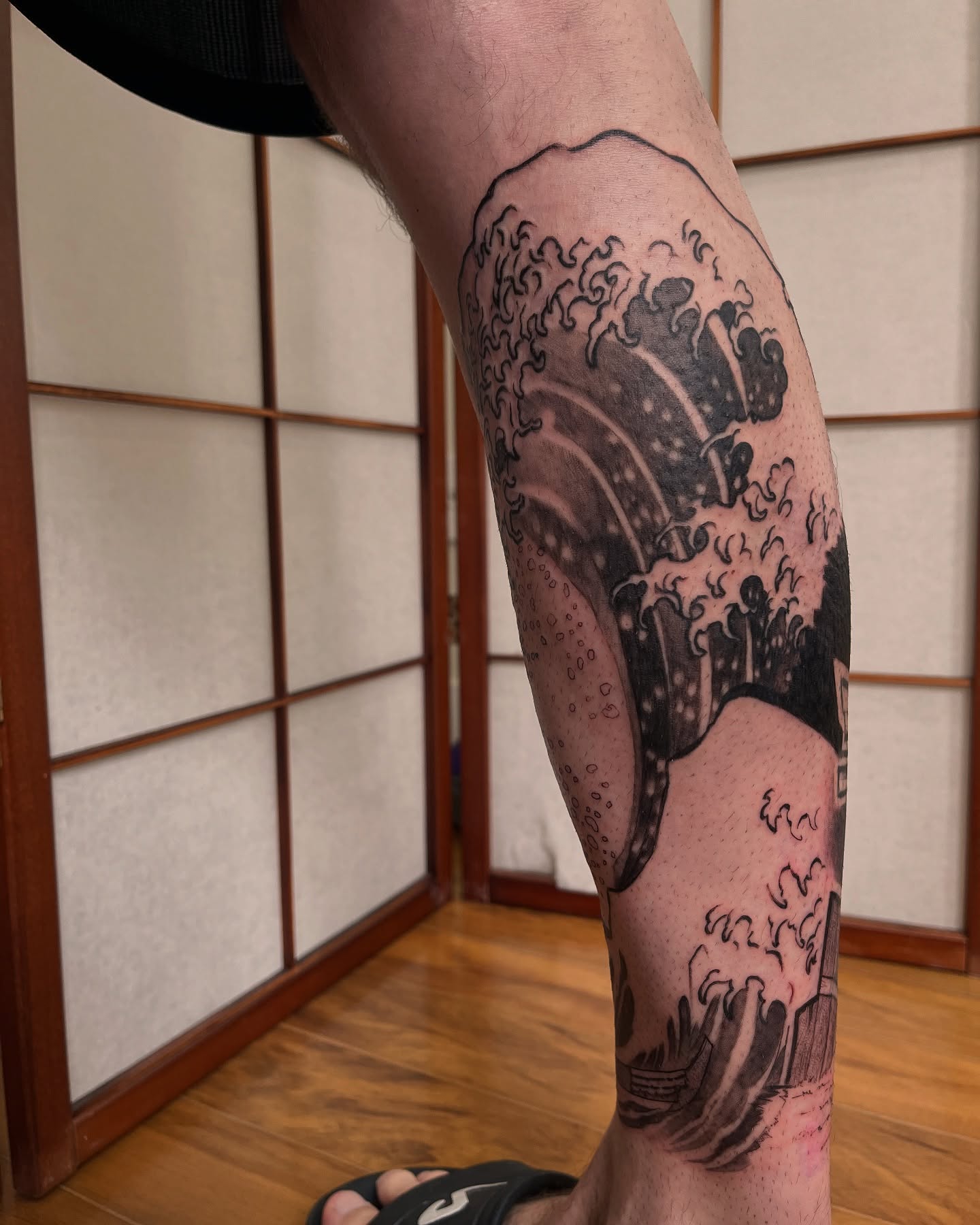 Tattoo by @eudipaula — black_and_grey