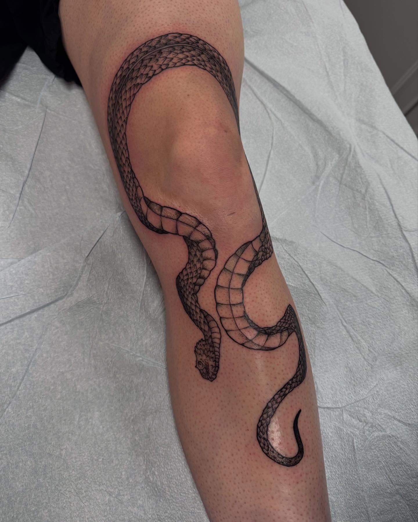 Tattoo by @porcelain_tats โ dotwork, realism
