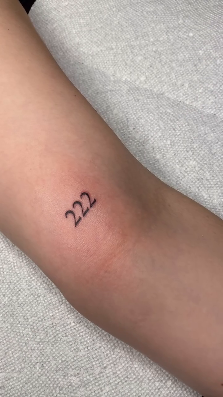 Tattoo by @rubytiiger — lettering_script, fine_line