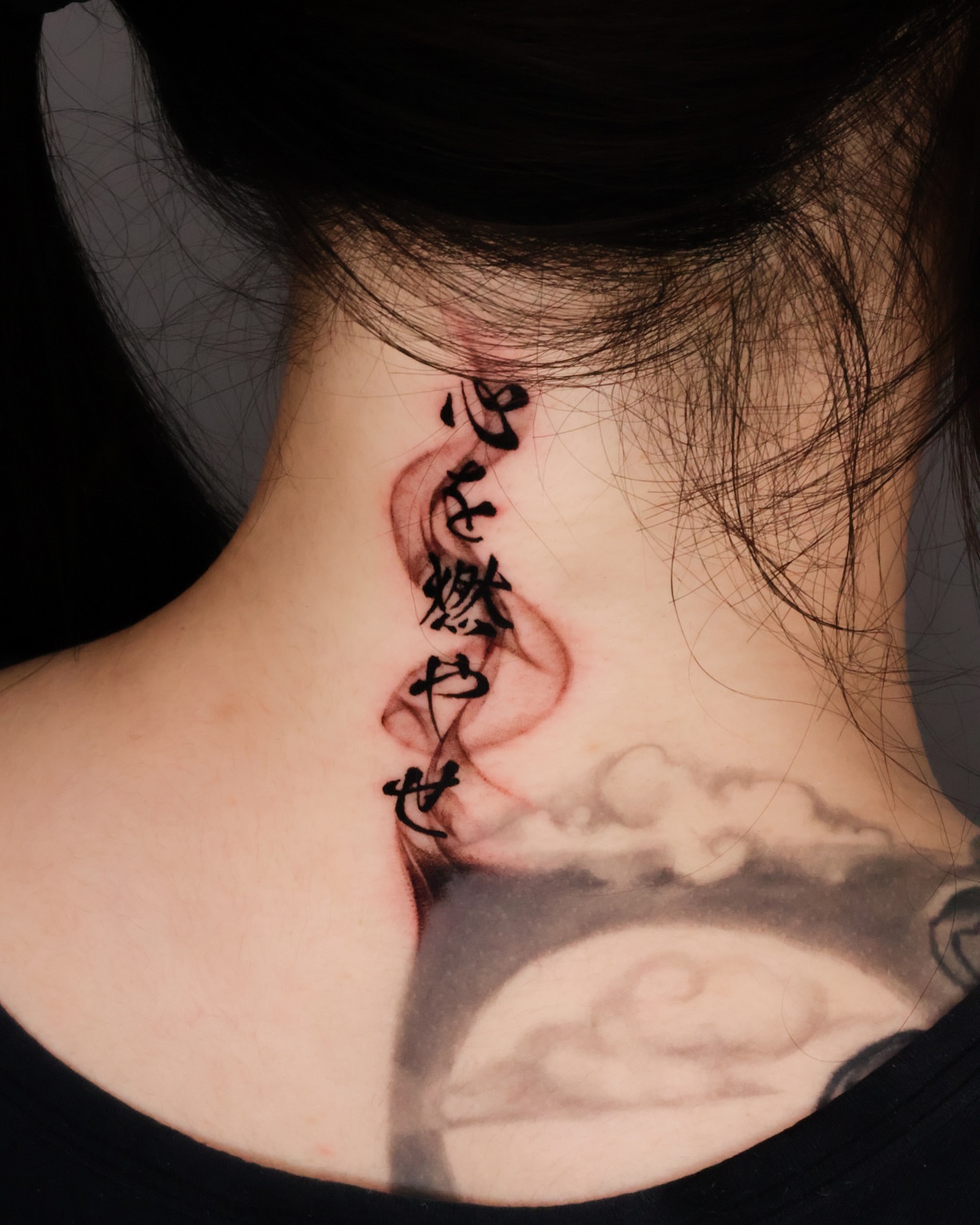 Tattoo by @kaki_tattooer — black_and_grey