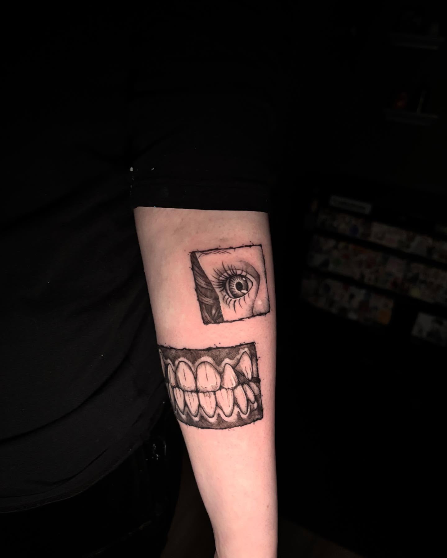 Tattoo by @kay_tatz — black_and_grey