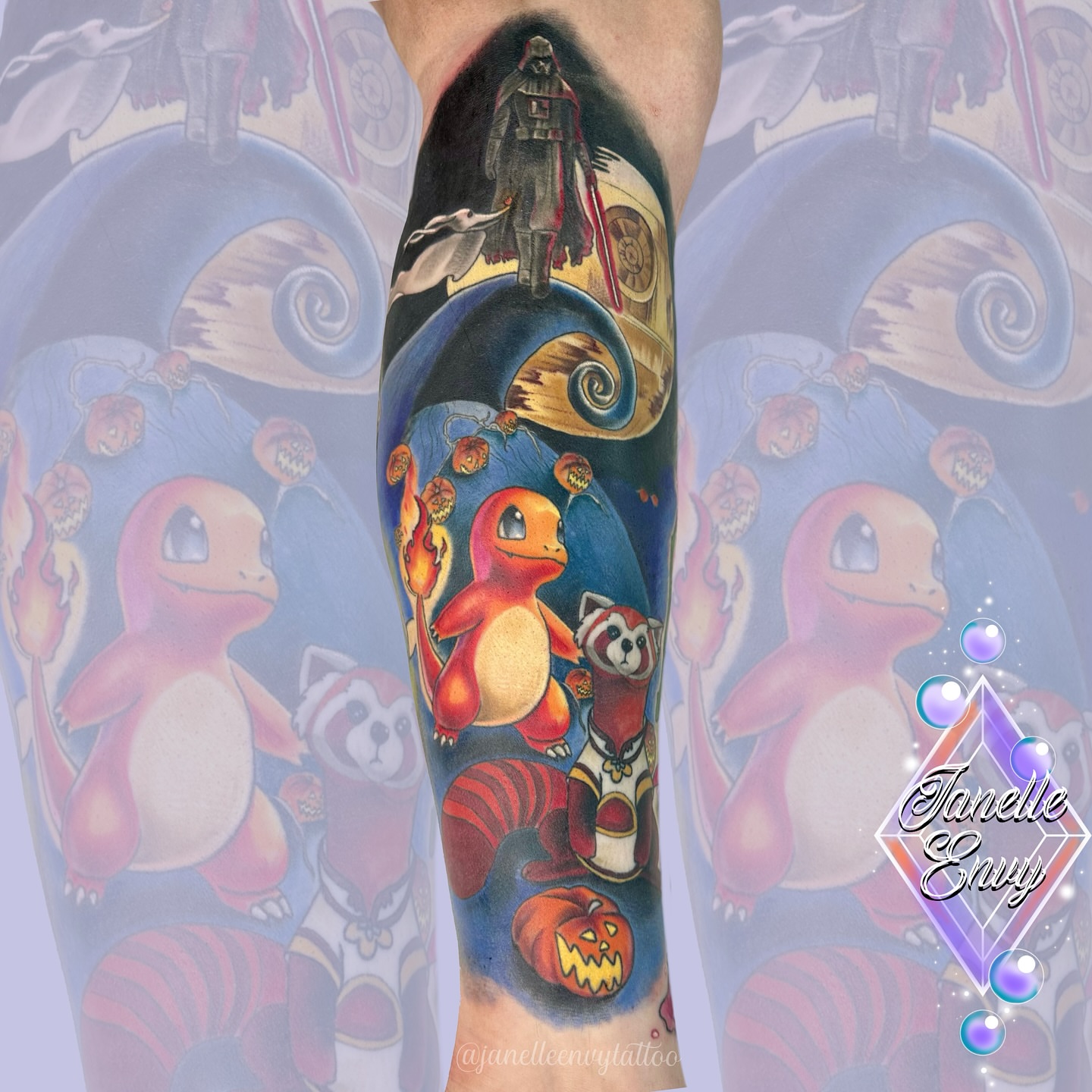 Tattoo by @janelleenvytattoo — anime