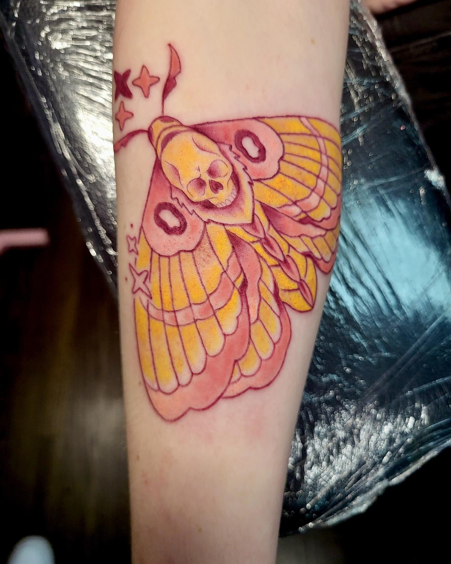 Tattoo by @maggieatattoo — watercolor