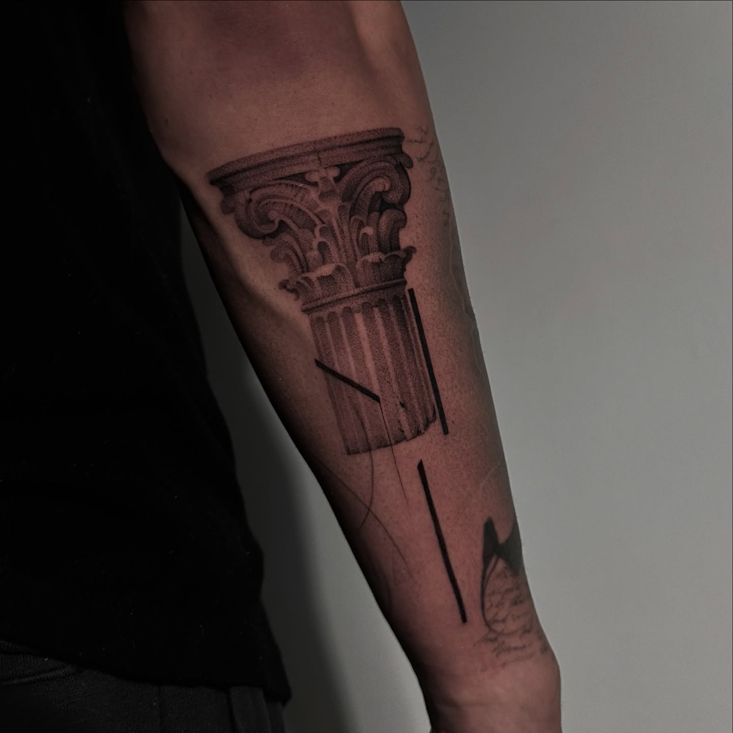 Tattoo by @dragonink.tattoos — black_and_grey