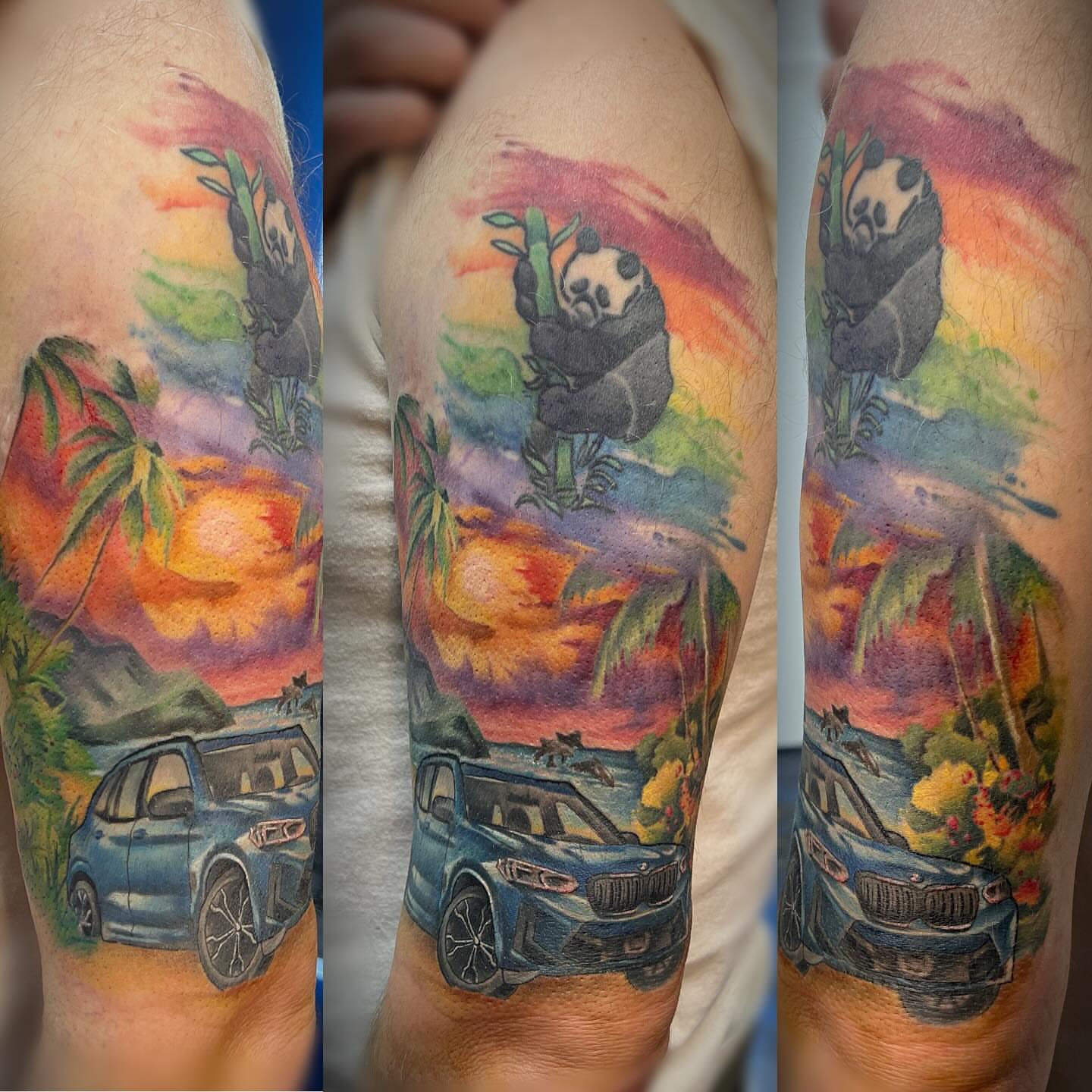 Tattoo by @seaninyourhead — watercolor