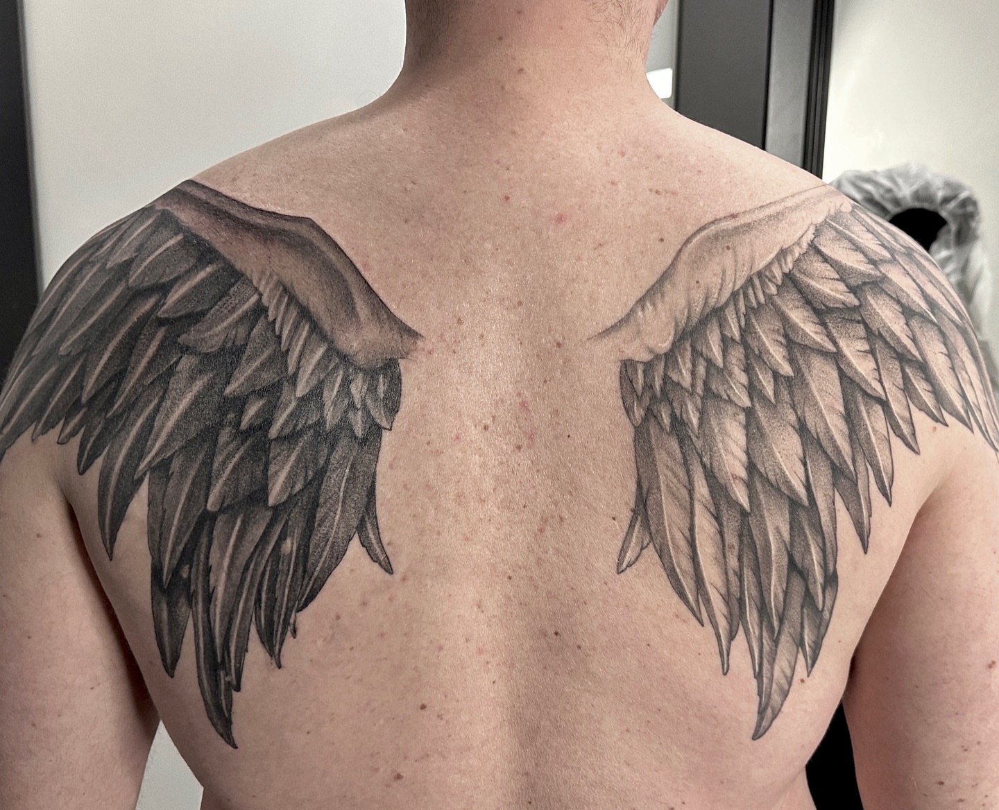 Tattoo by @madamartyr — black_and_grey