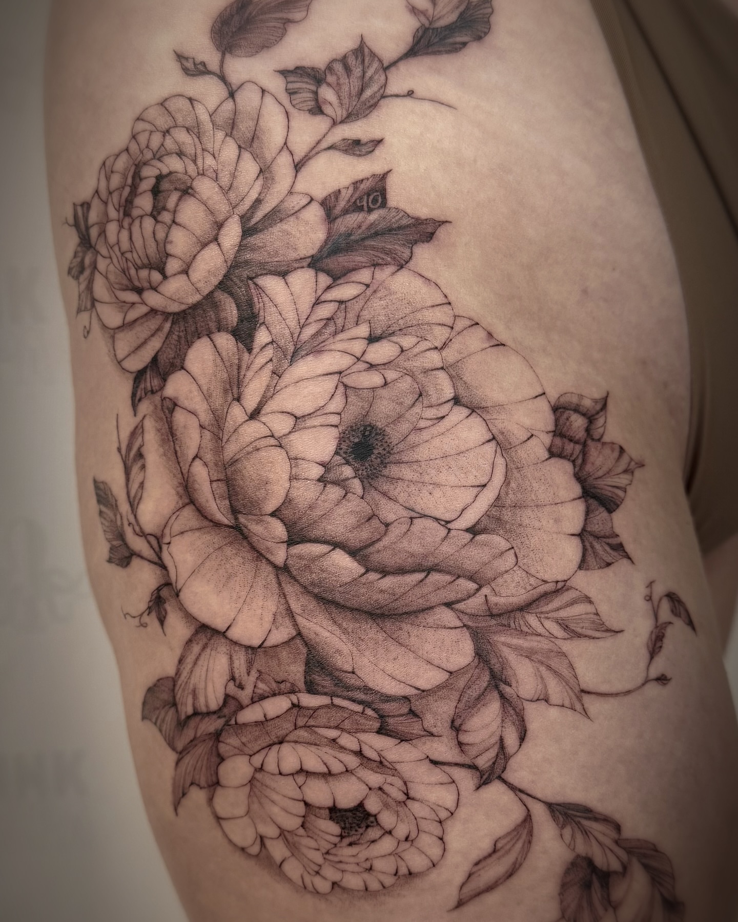Tattoo by @gagemansfield.tattoos — black_and_grey, realism