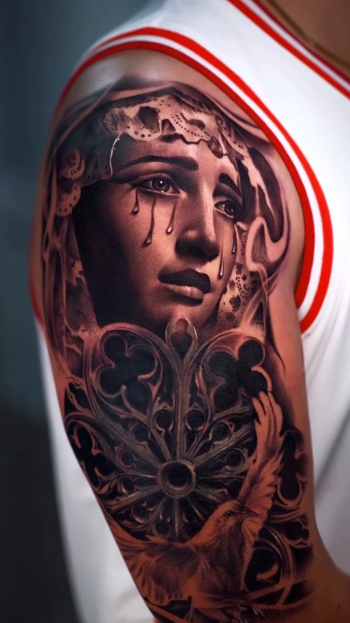 Tattoo by @onytattoos — realism, dark_realism