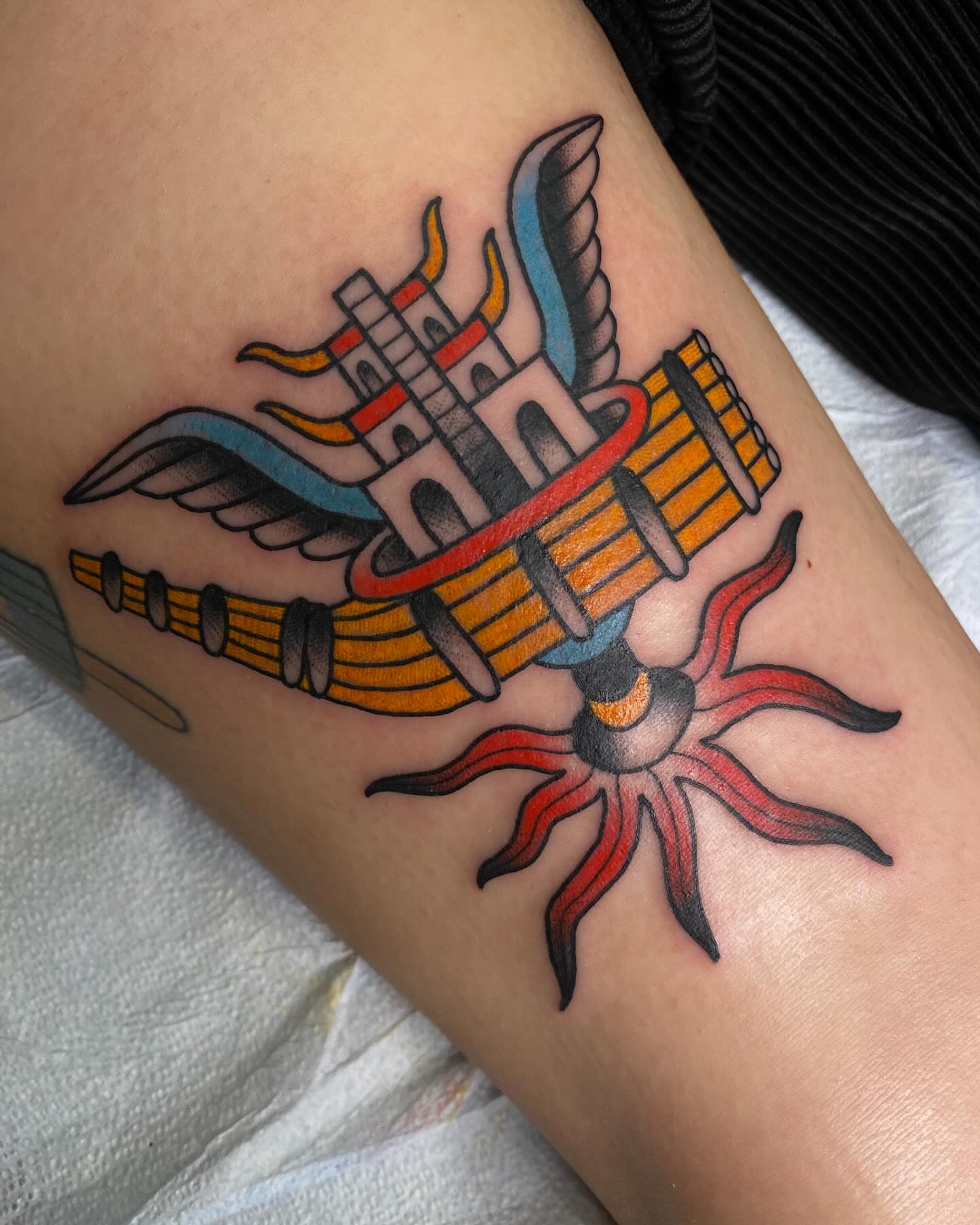 Tattoo by @seektheroots — american_traditional