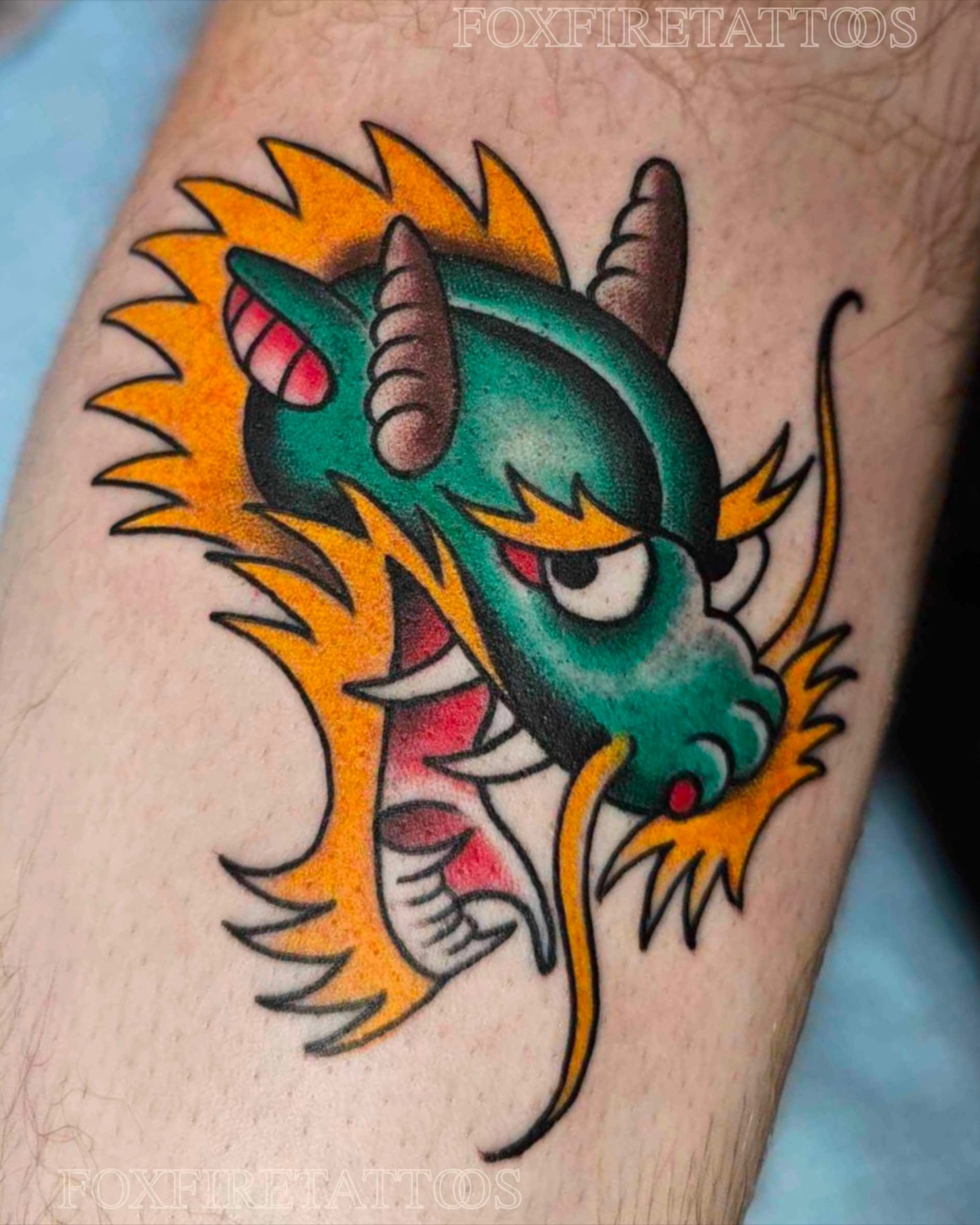 Tattoo by @foxfiretattoos β american_traditional