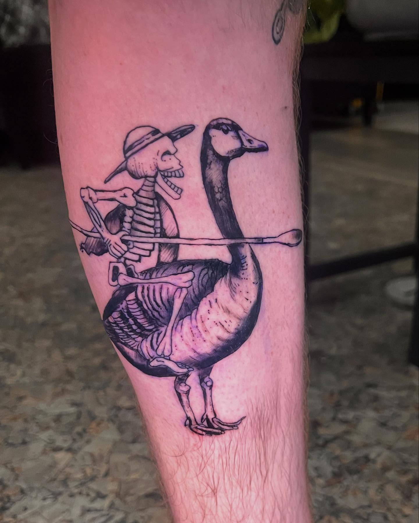 Tattoo by @robertdelete — black_and_grey