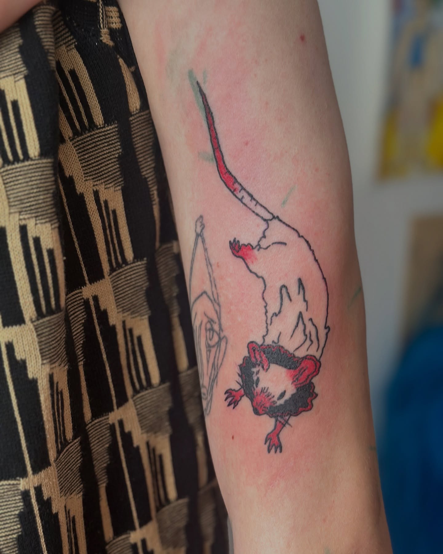 Tattoo by @maya_iconictattoo — dotwork