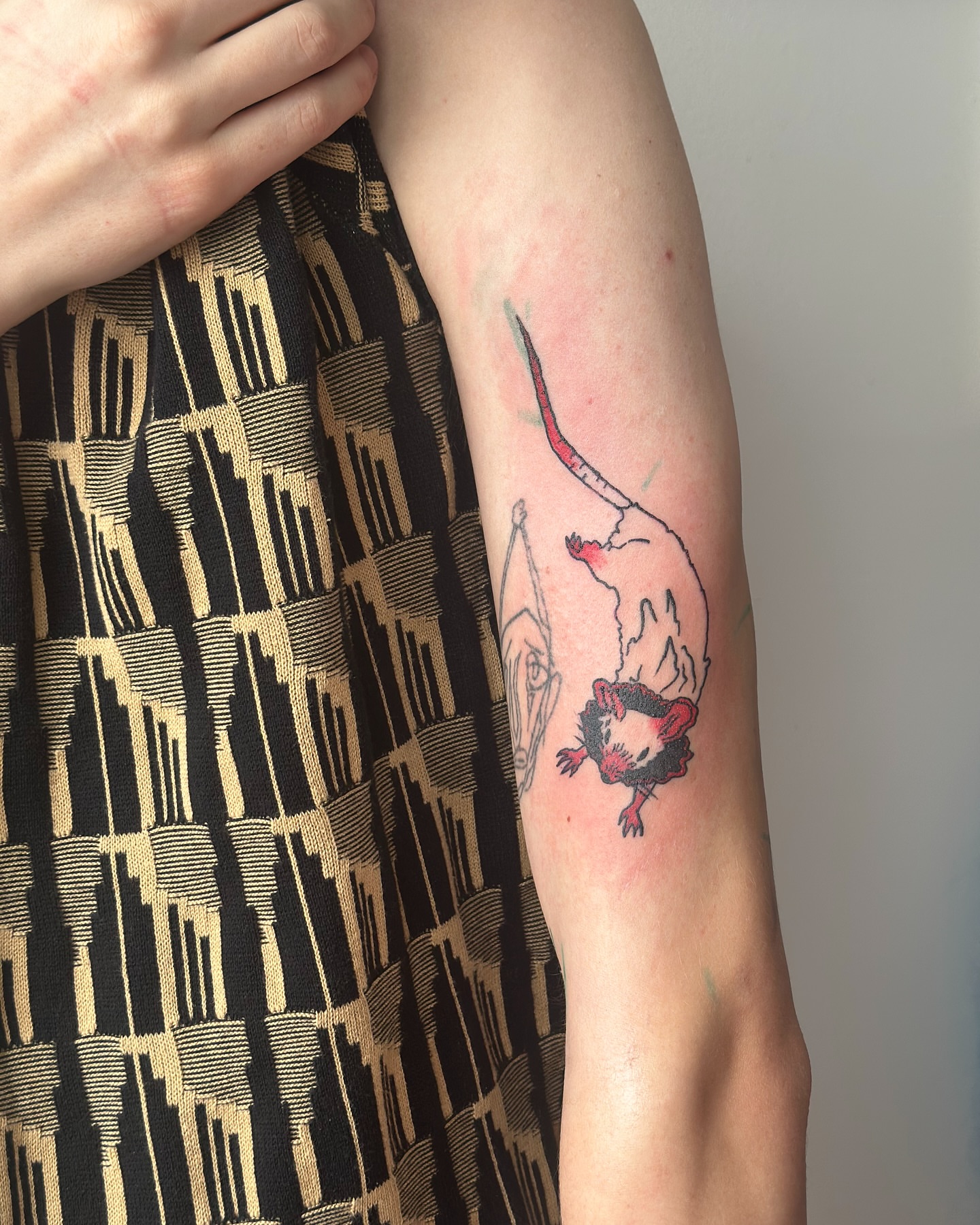 Tattoo by @maya_iconictattoo — dotwork