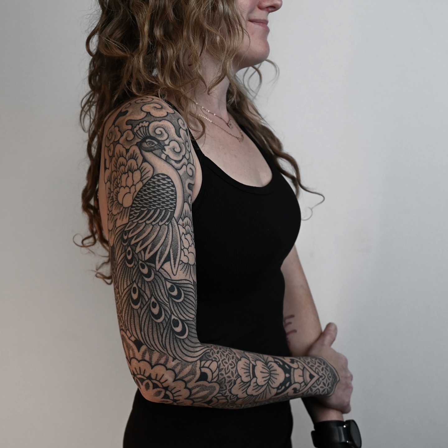 Tattoo by @ry_spence — black_and_grey, geometric