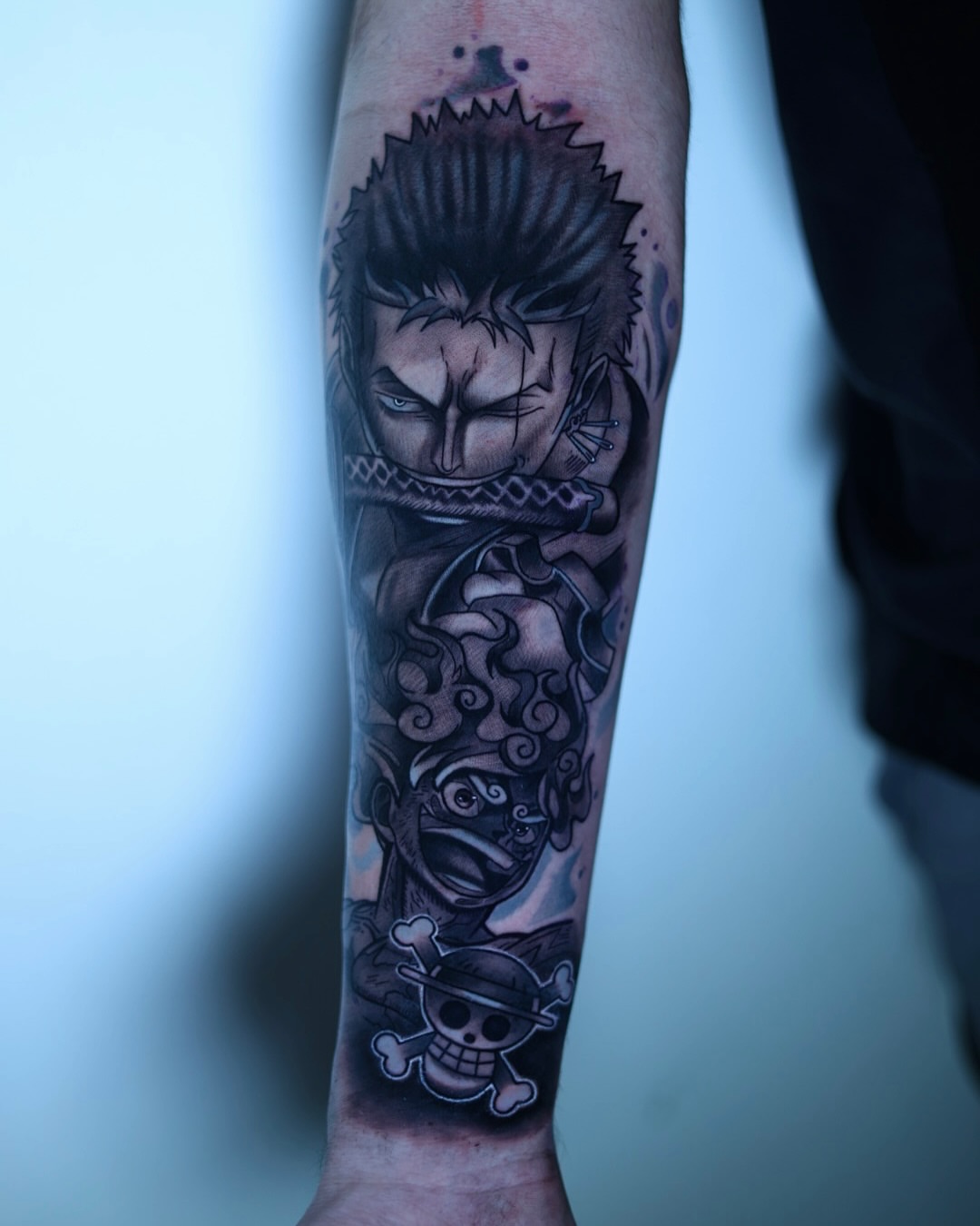 Samurai warrior realism tattoo on the forearm by Tiago Ink