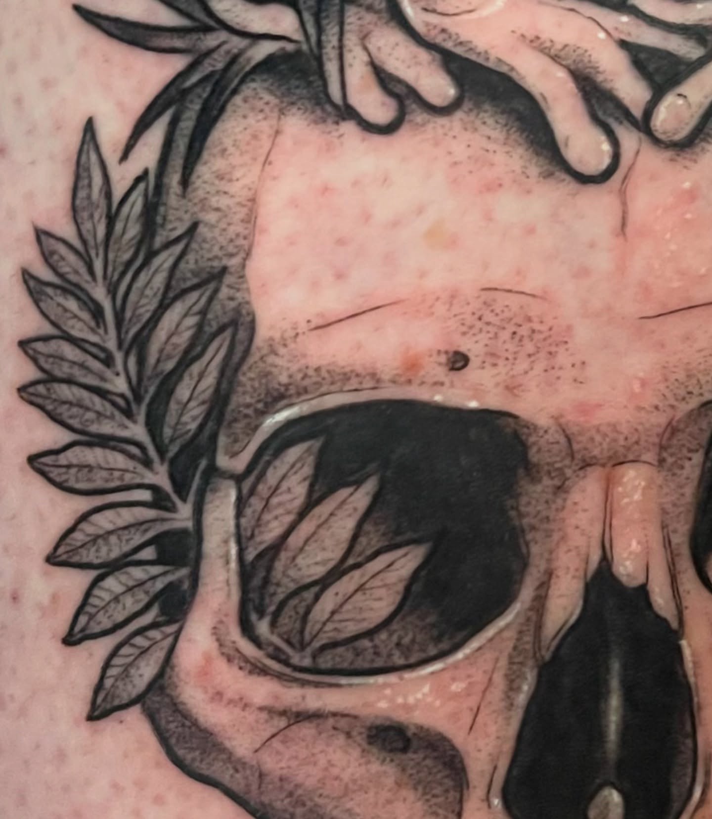 Tattoo by @judes_draws — black_and_grey